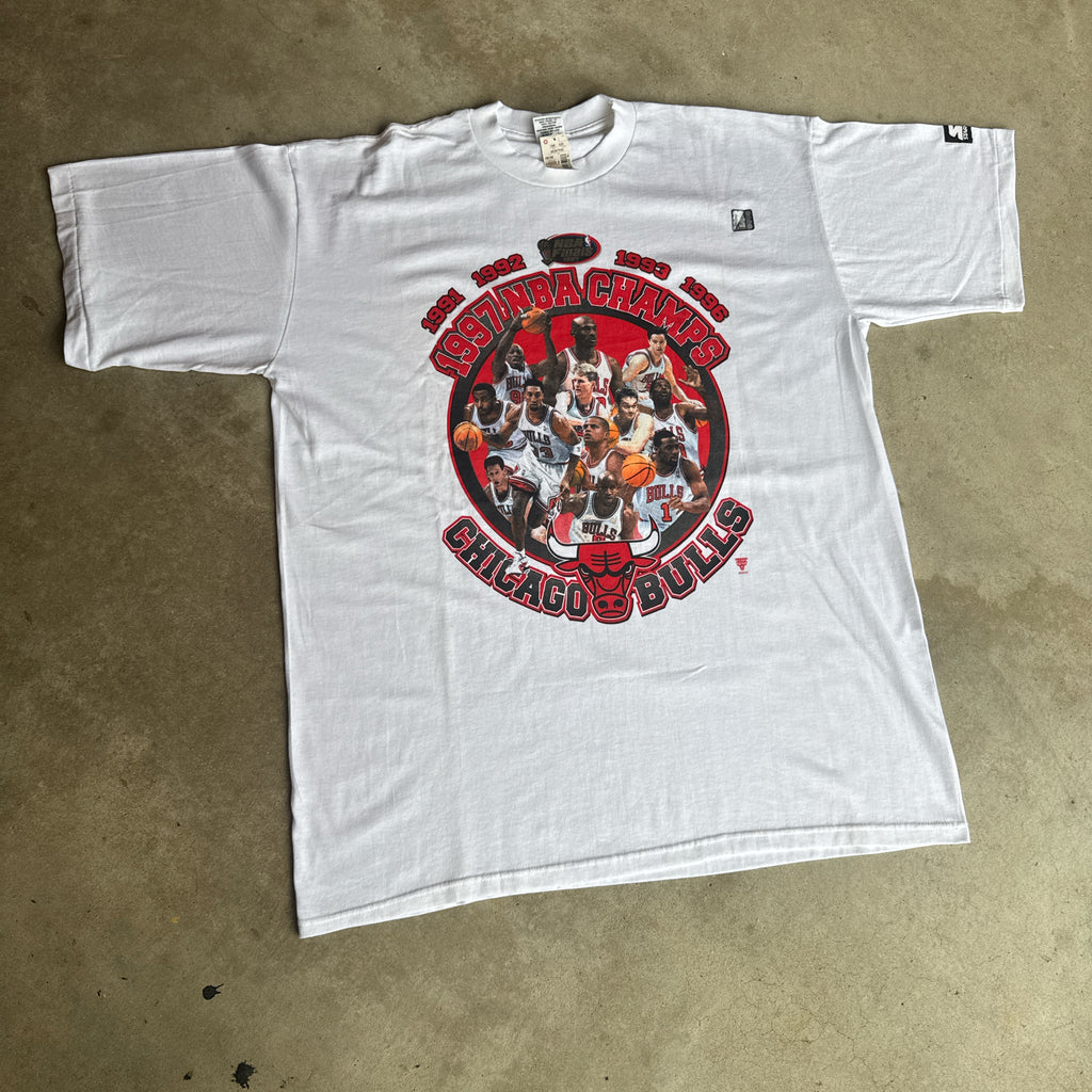 Deadstock Chicago Bulls 1997 NBA Champions T-shirt