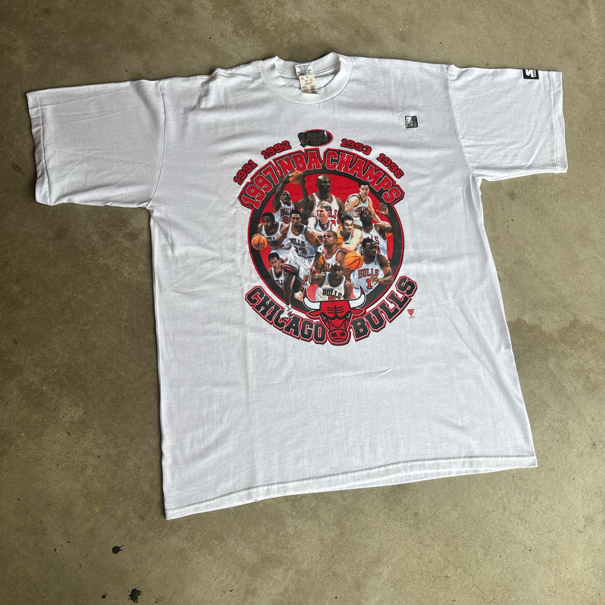 Deadstock Chicago Bulls 1997 NBA Champions T-shirt