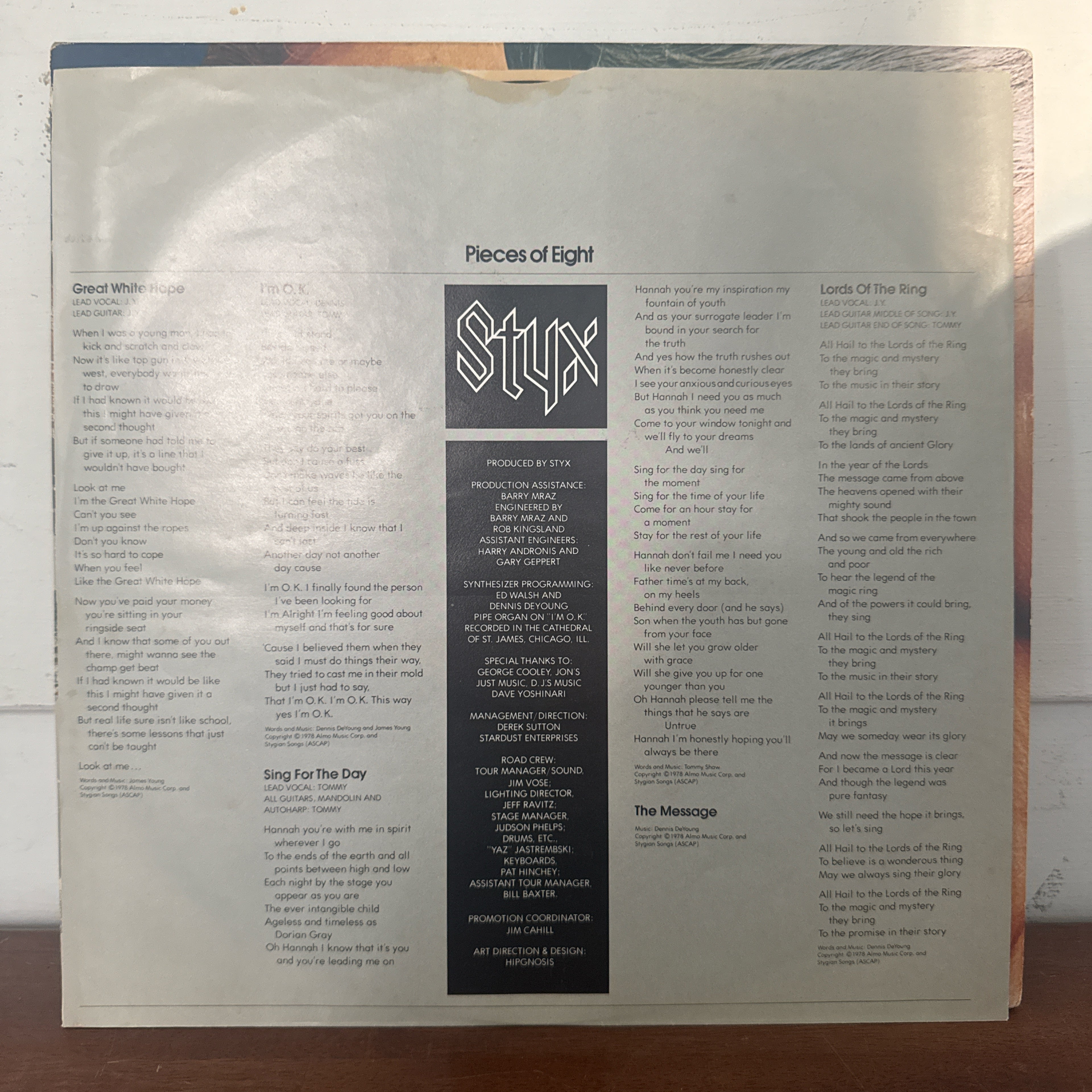 Styx Pieces Of Eight (1978)