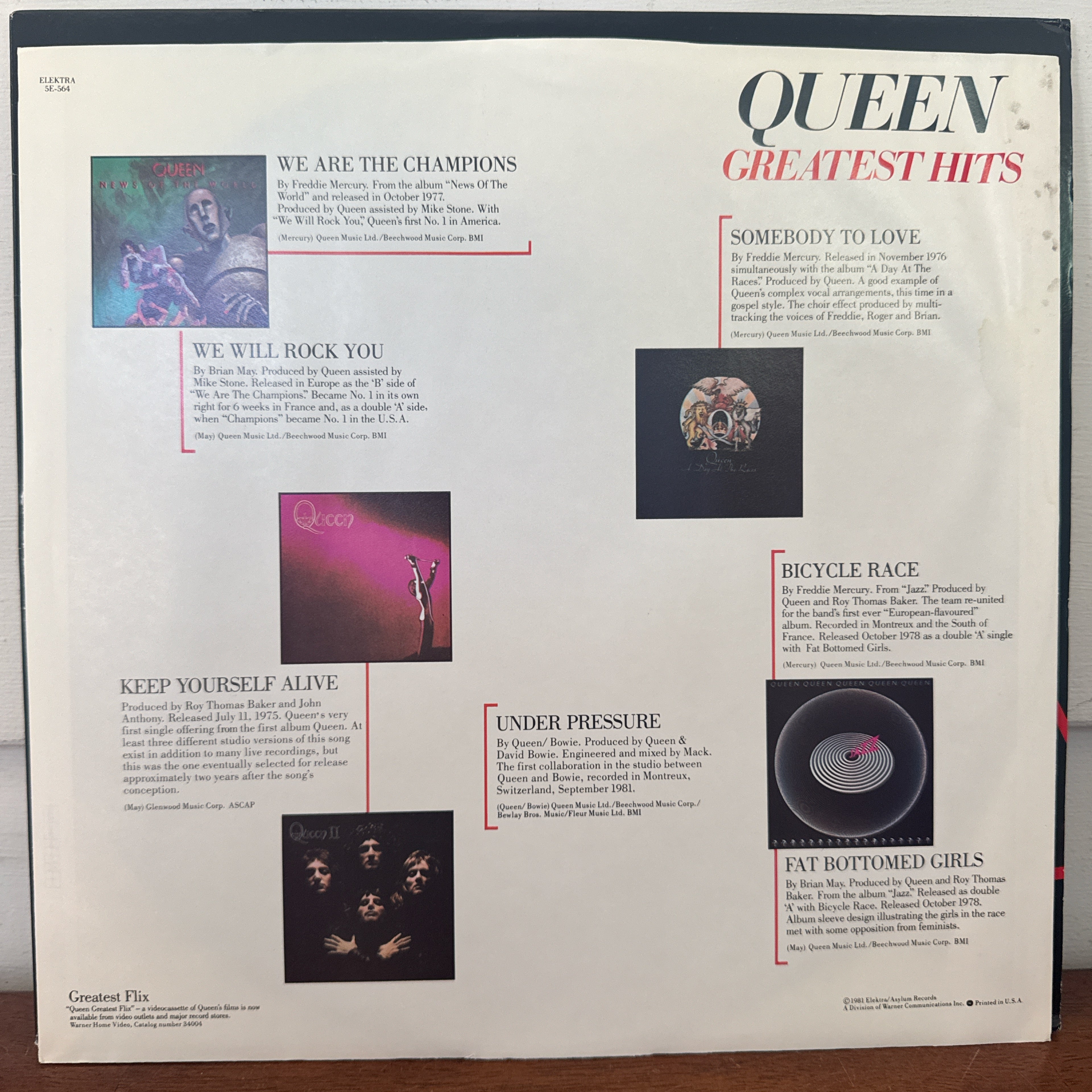 Queen Greatest Hits (1981)