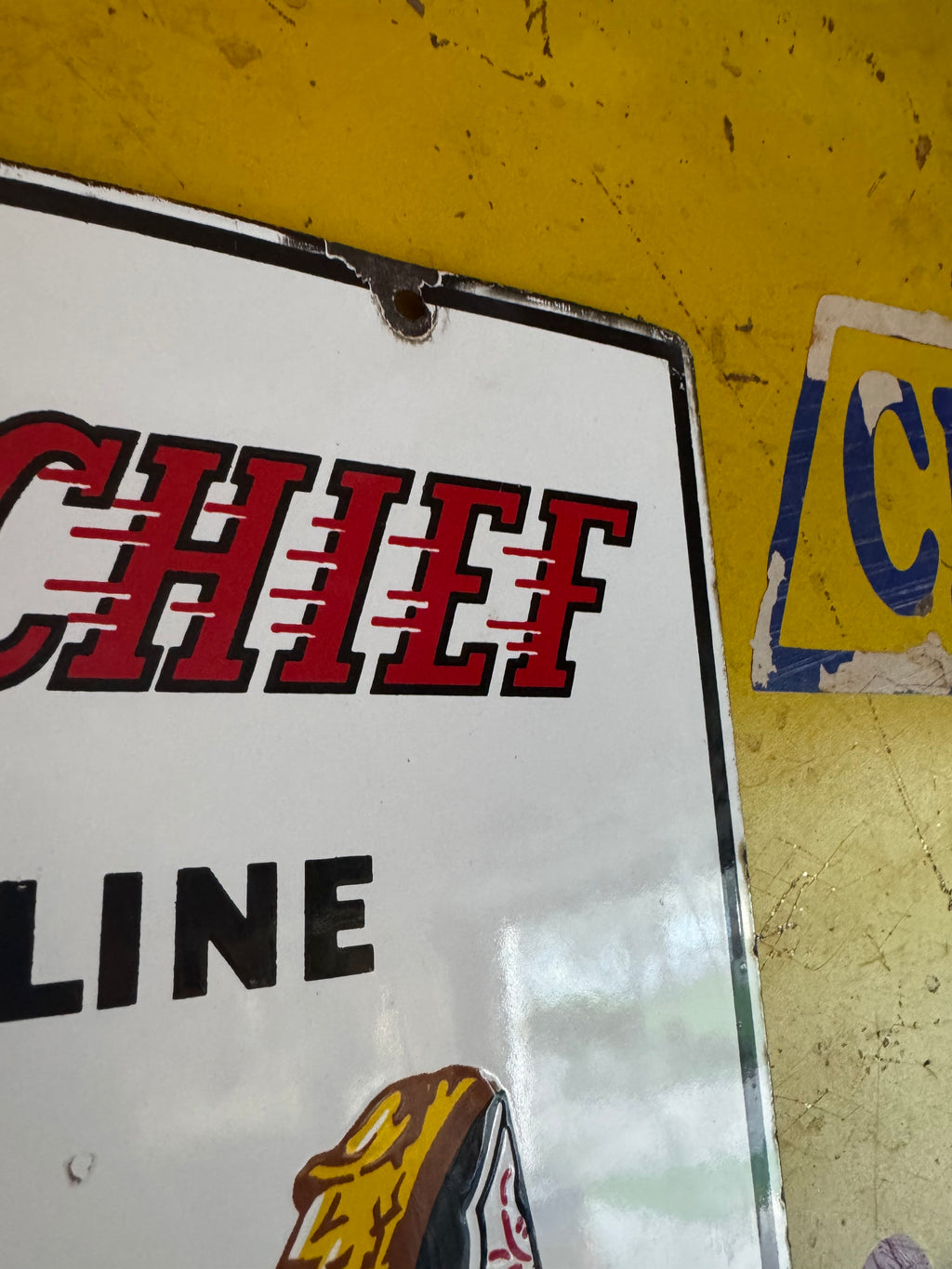 1956 Texaco Fire Chief Gasoline Pump Plate