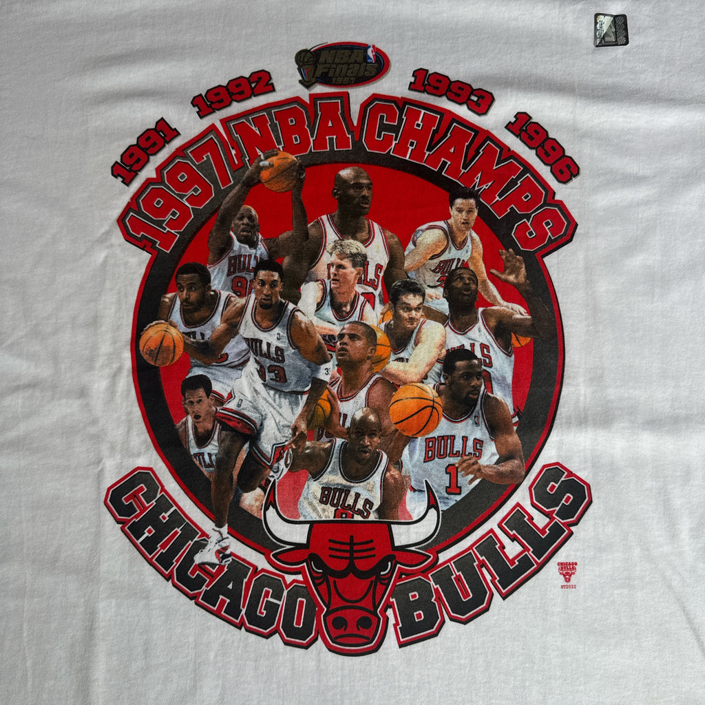 Deadstock Chicago Bulls 1997 NBA Champions T-shirt