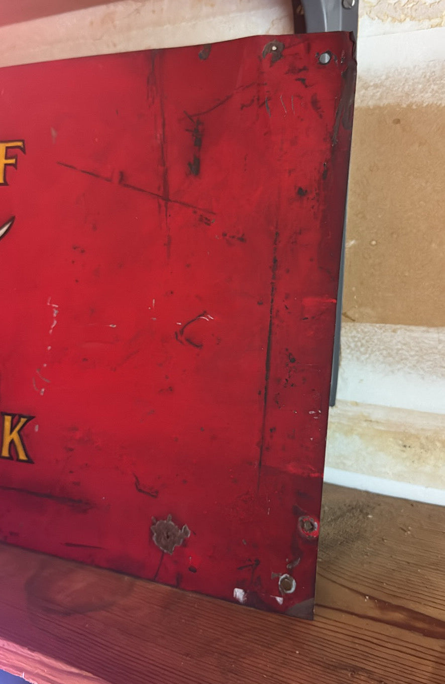 1930 31X12 Coca Cola "Serve Yourself" Sign