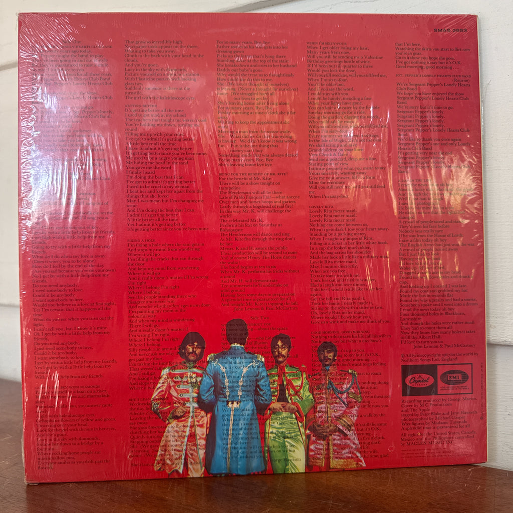 1976 Release Beatles Sgt Pepper