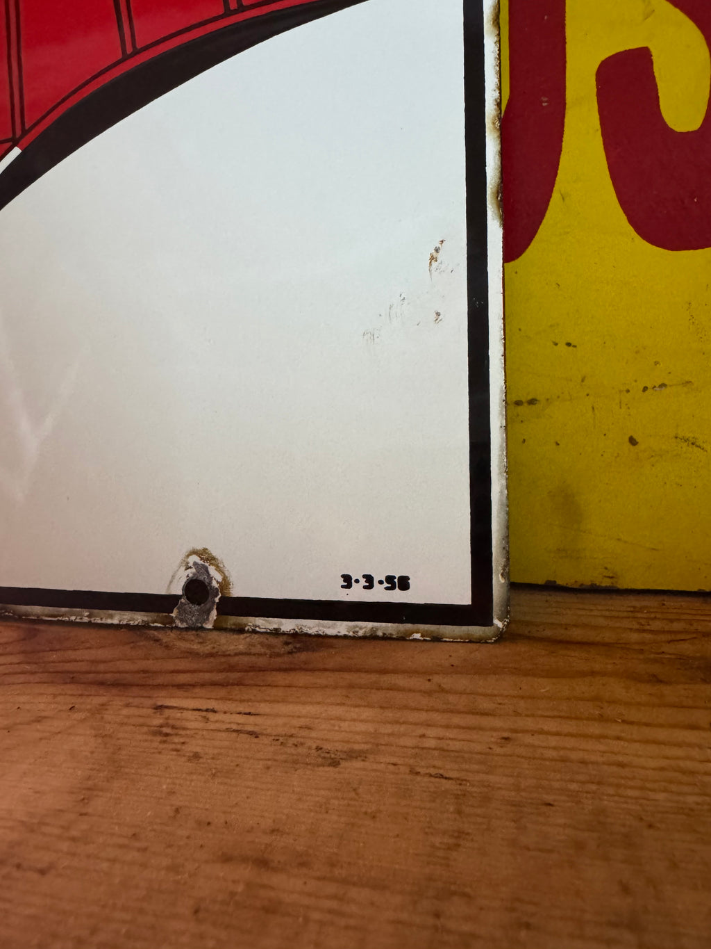 1956 Texaco Fire Chief Gasoline Pump Plate