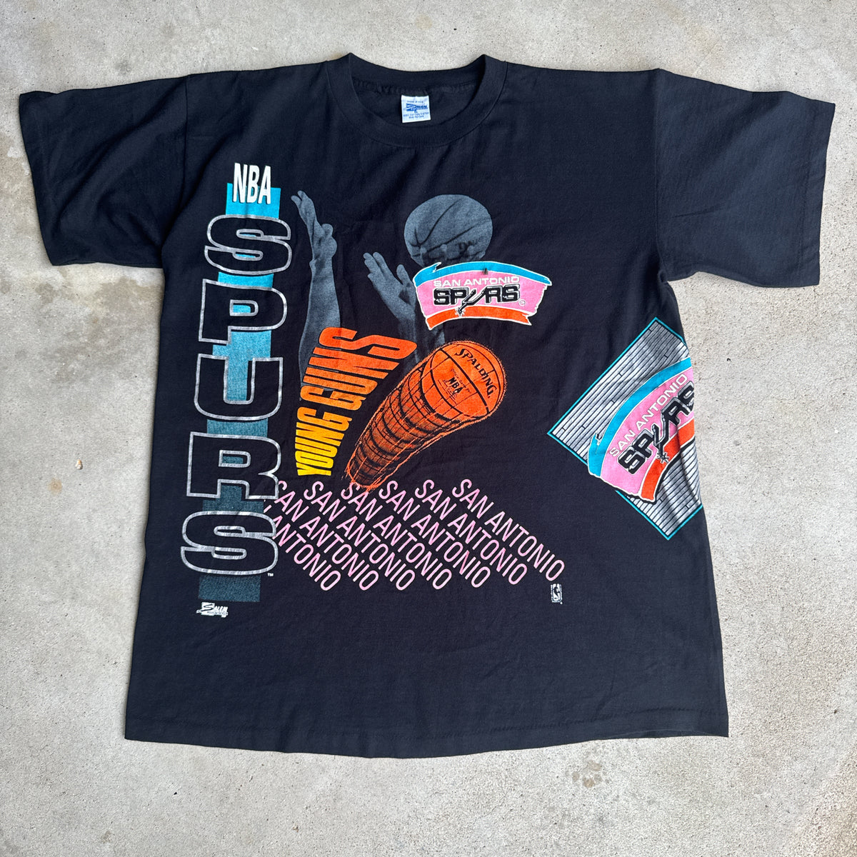 1991 SAN Antonio spurs t-shirt