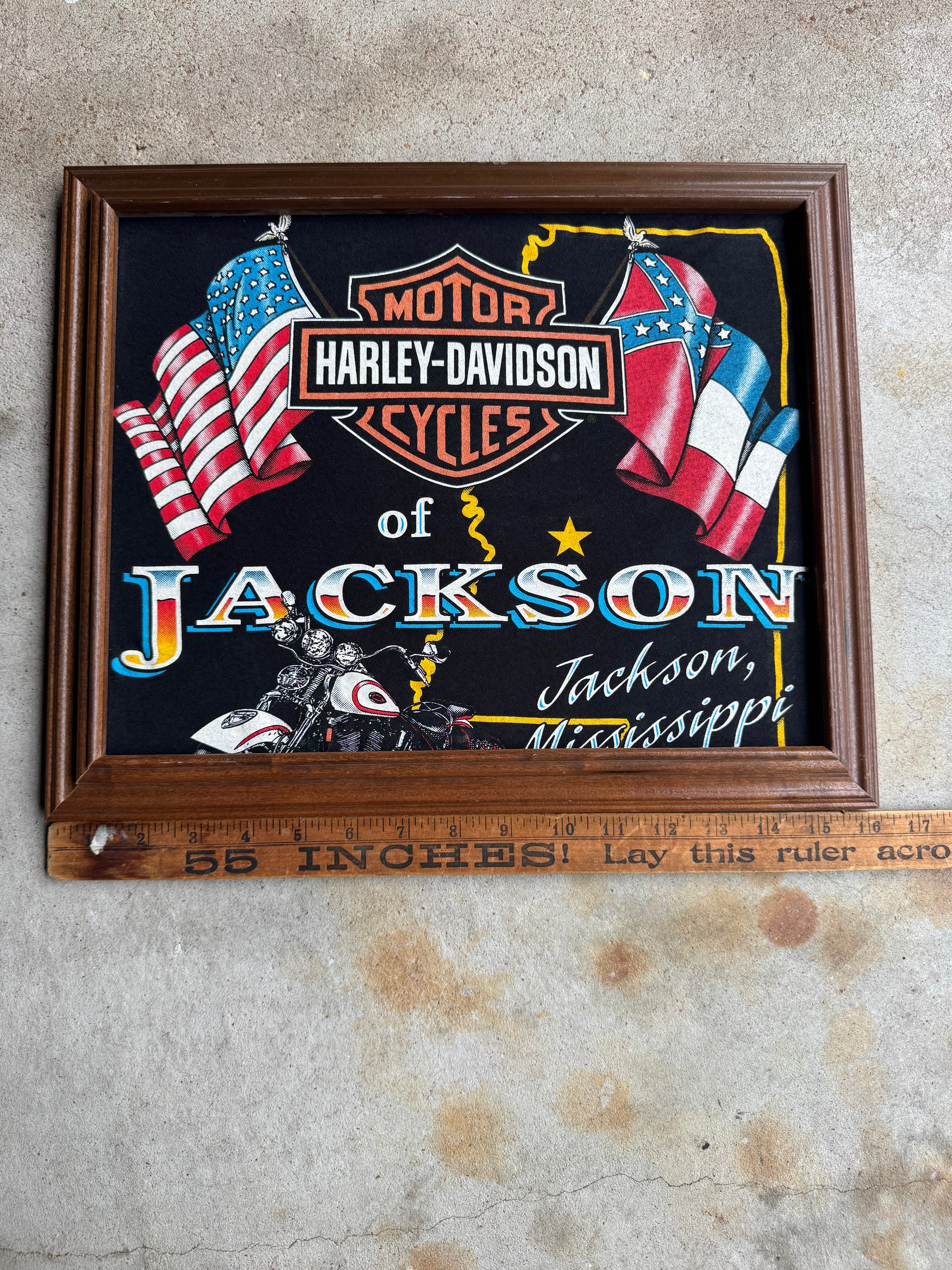 Vintage Harley Davidson Wall Hanger.