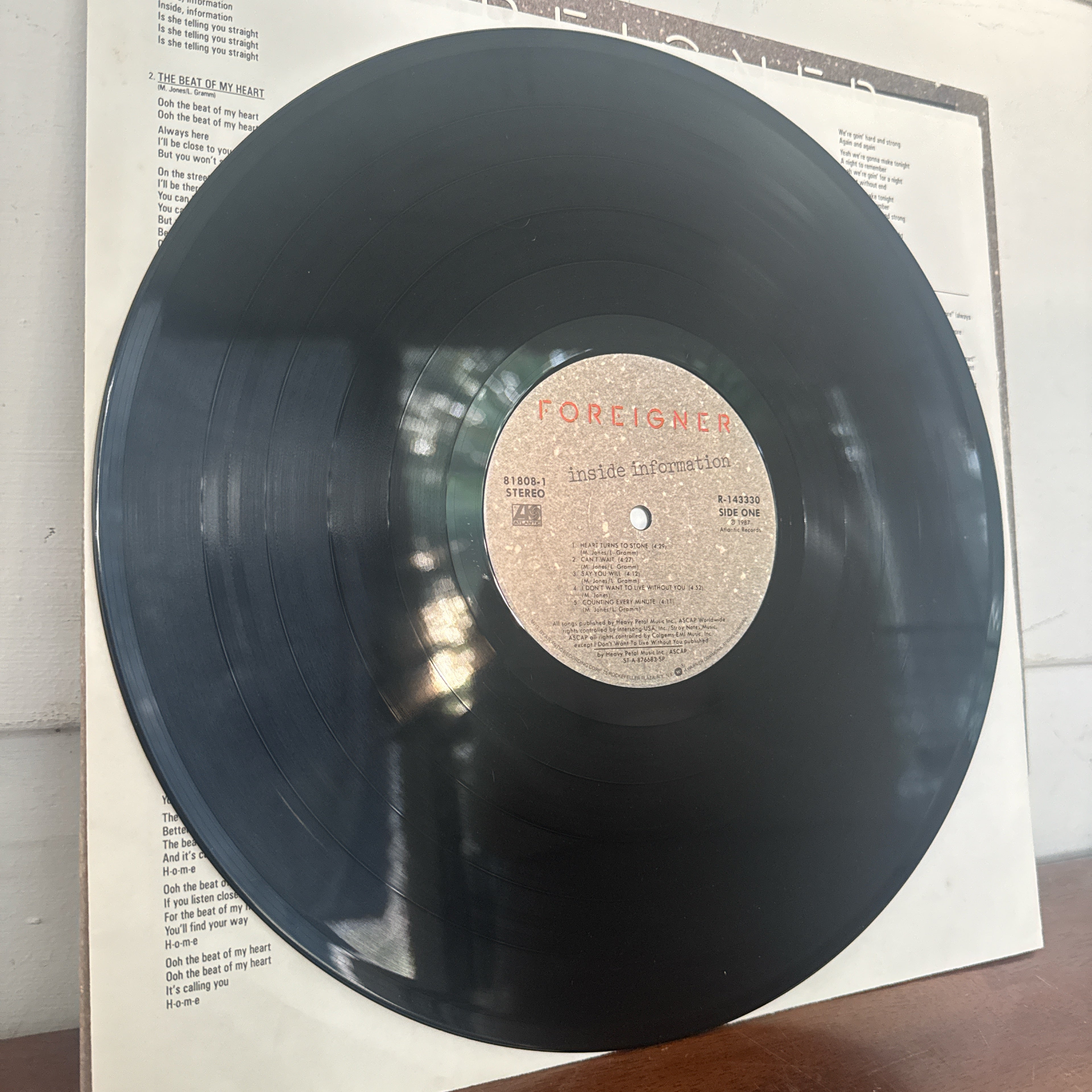 Foreigner Inside Information (1987)