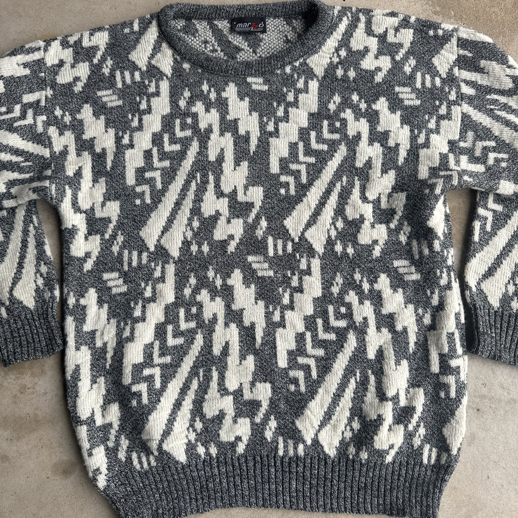 80's Marzzo mens knit sweater (Medium)