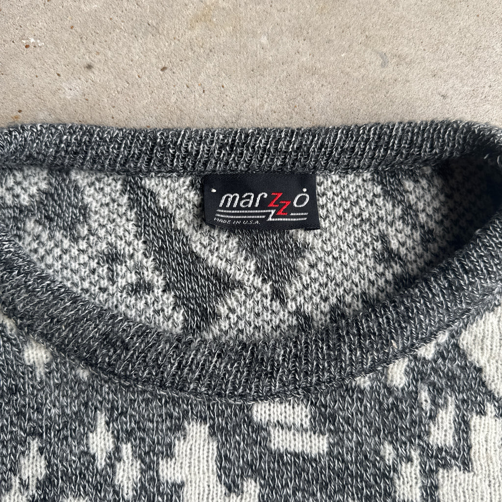 80's Marzzo mens knit sweater (Medium)