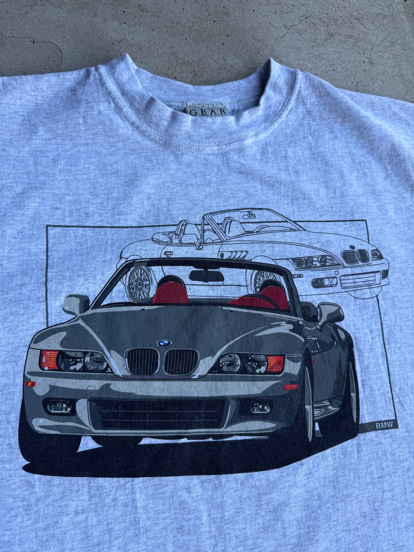 90's Bmw Z3 Roadster T Shirt (Mens Medium)