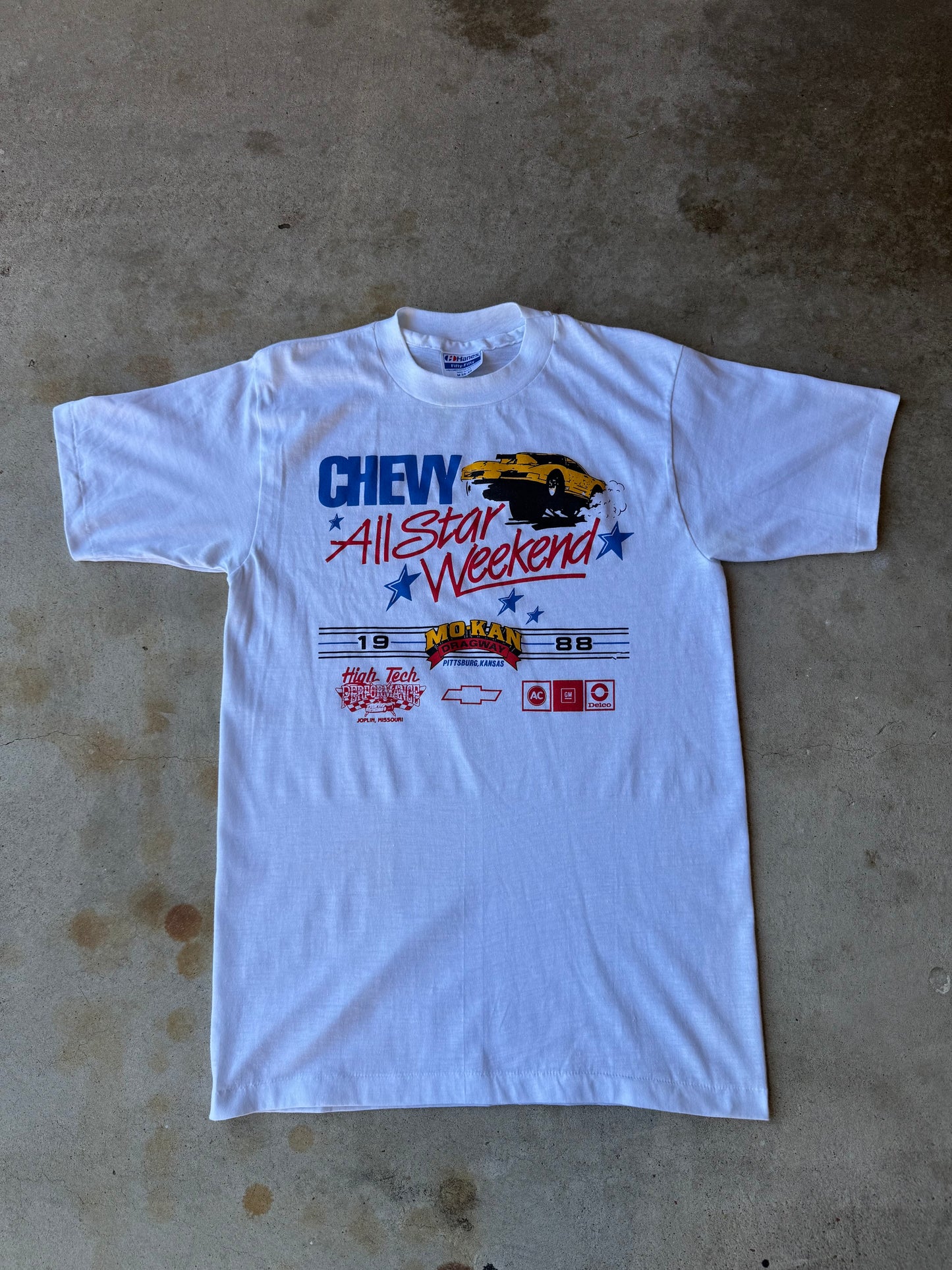 Chevy All Star Weekend 1988 Single Stitch T Shirt (Medium)