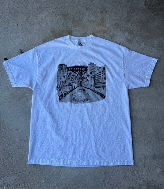 Vintage 90's Hollywood California T Shirt (XL)