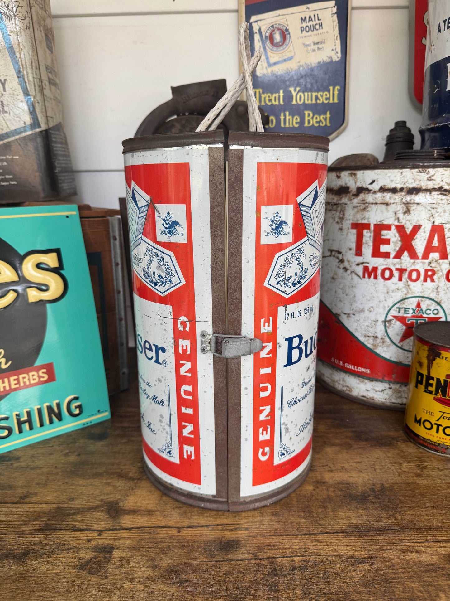1970s Budweiser 6 pack cooler