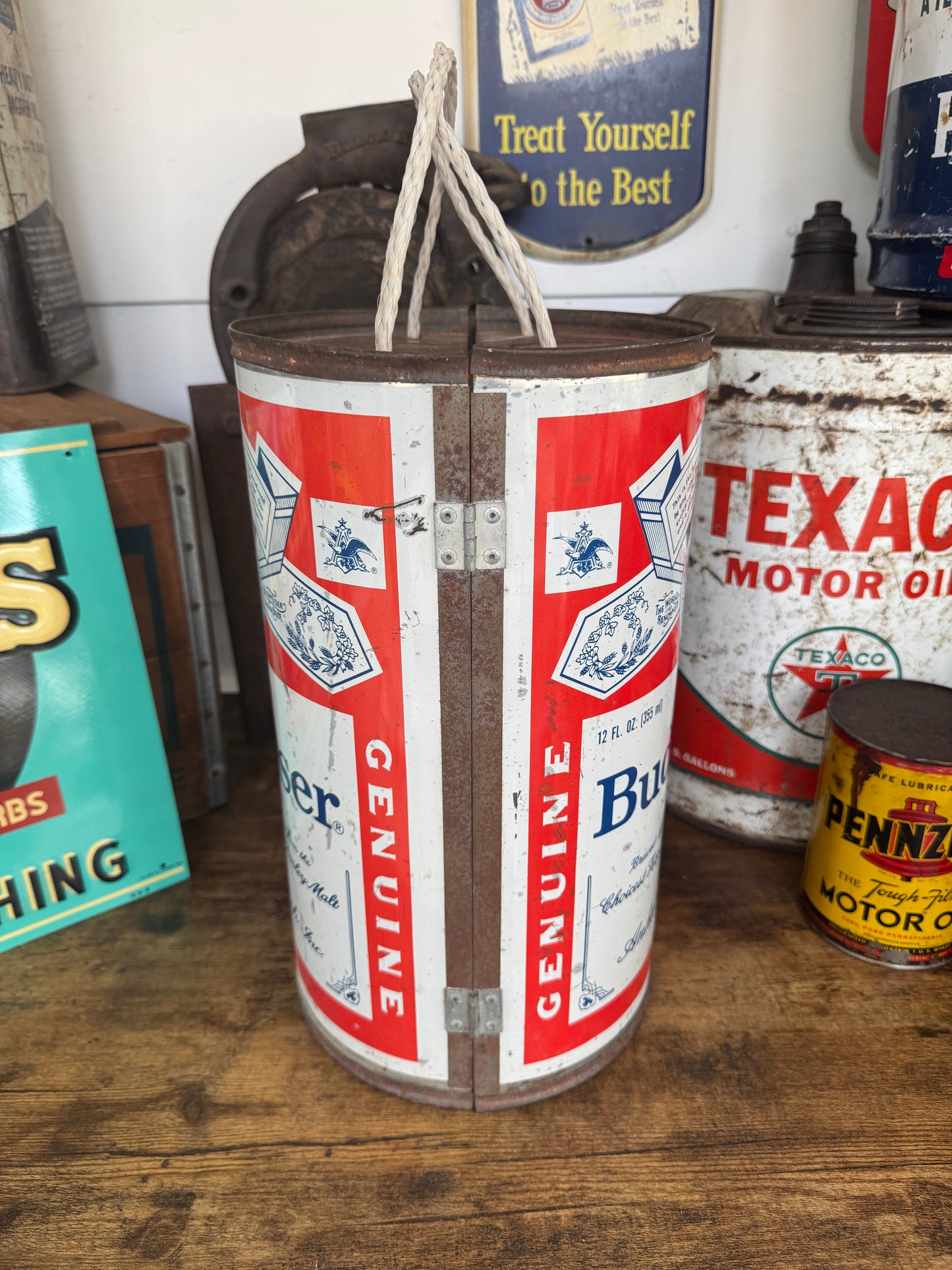 1970s Budweiser 6 pack cooler