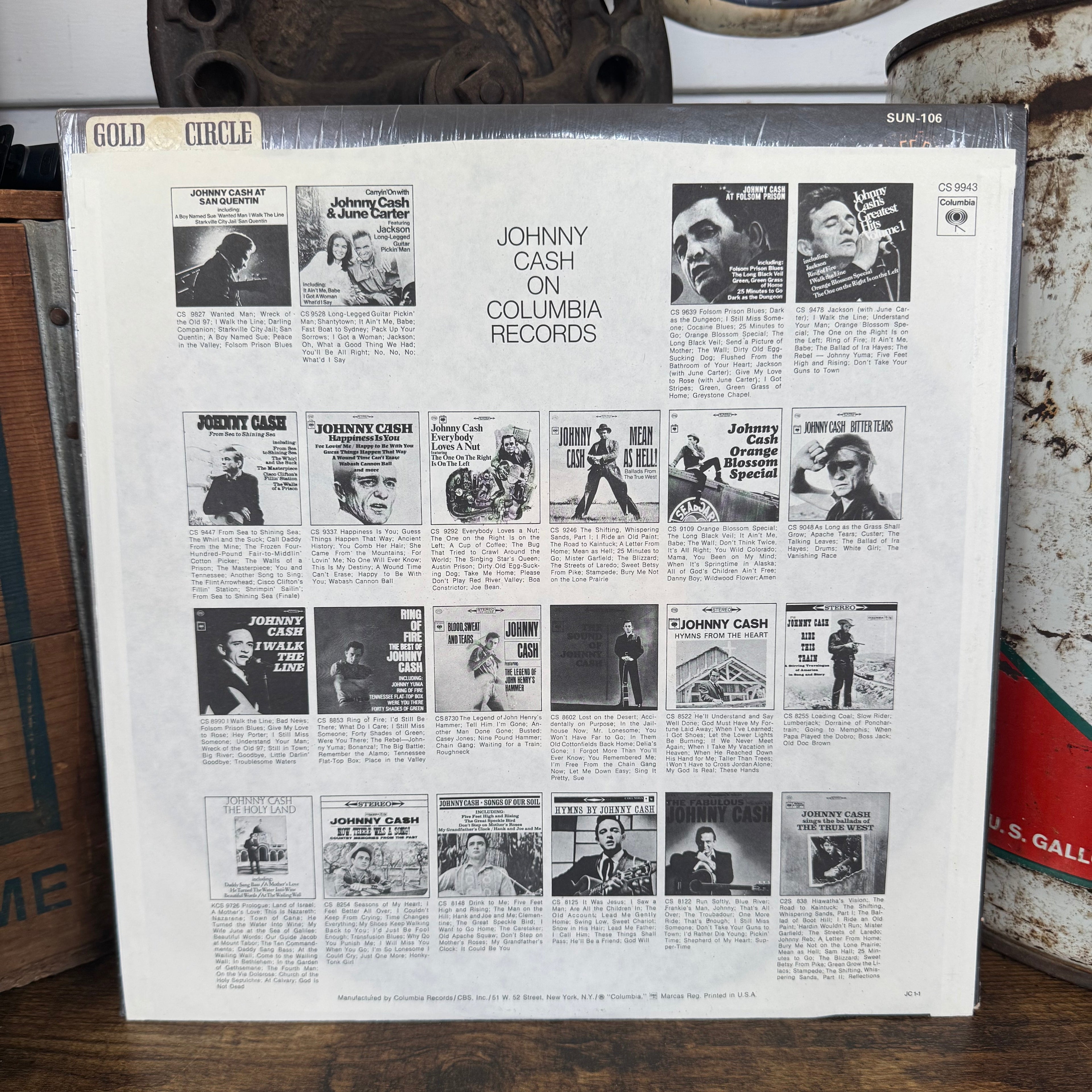 Johnny Cash and The Tennessee Two Showtime. Original 1969 release