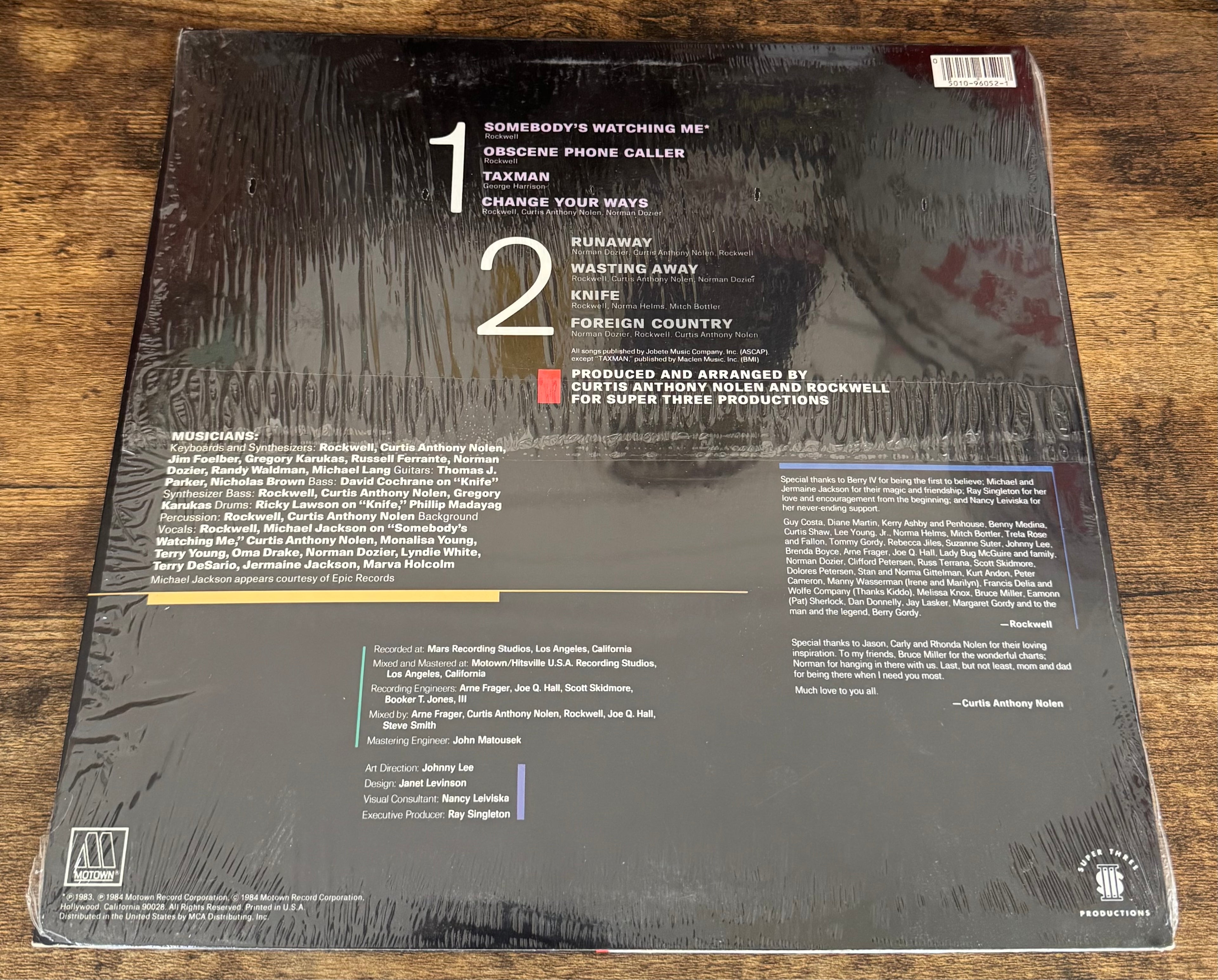 Rockwell Somebody's Watching Me Original 1984 Release.