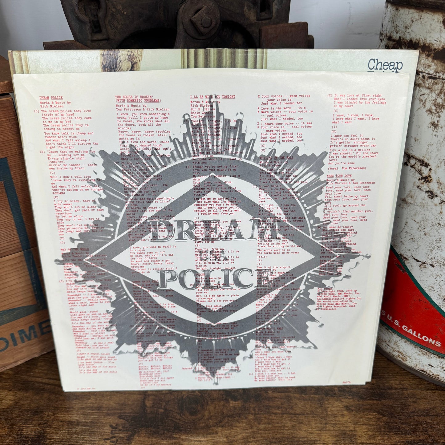 Cheap Trick Dream Police Original 1979 Release