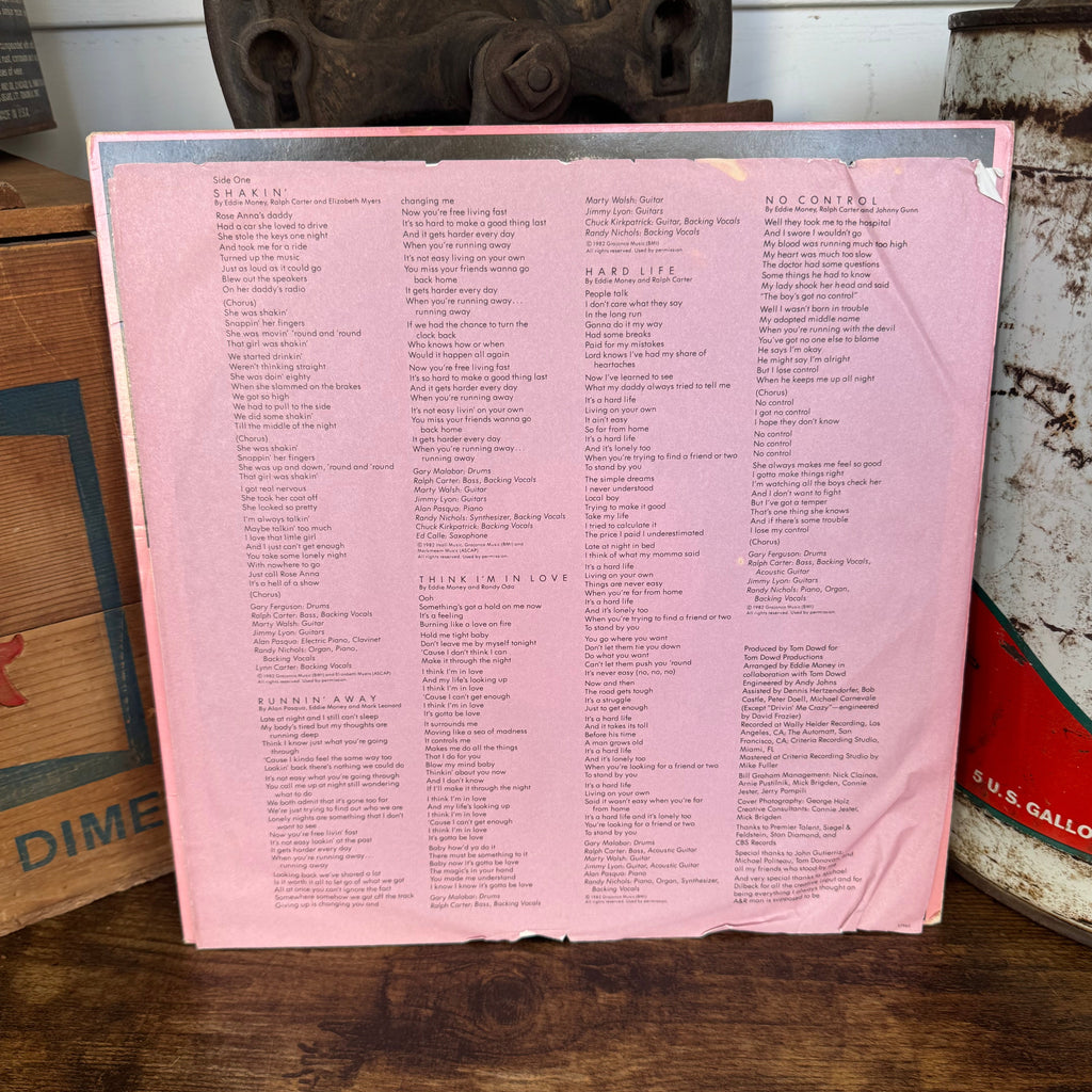 Eddie Money No Control Original 1982 Release