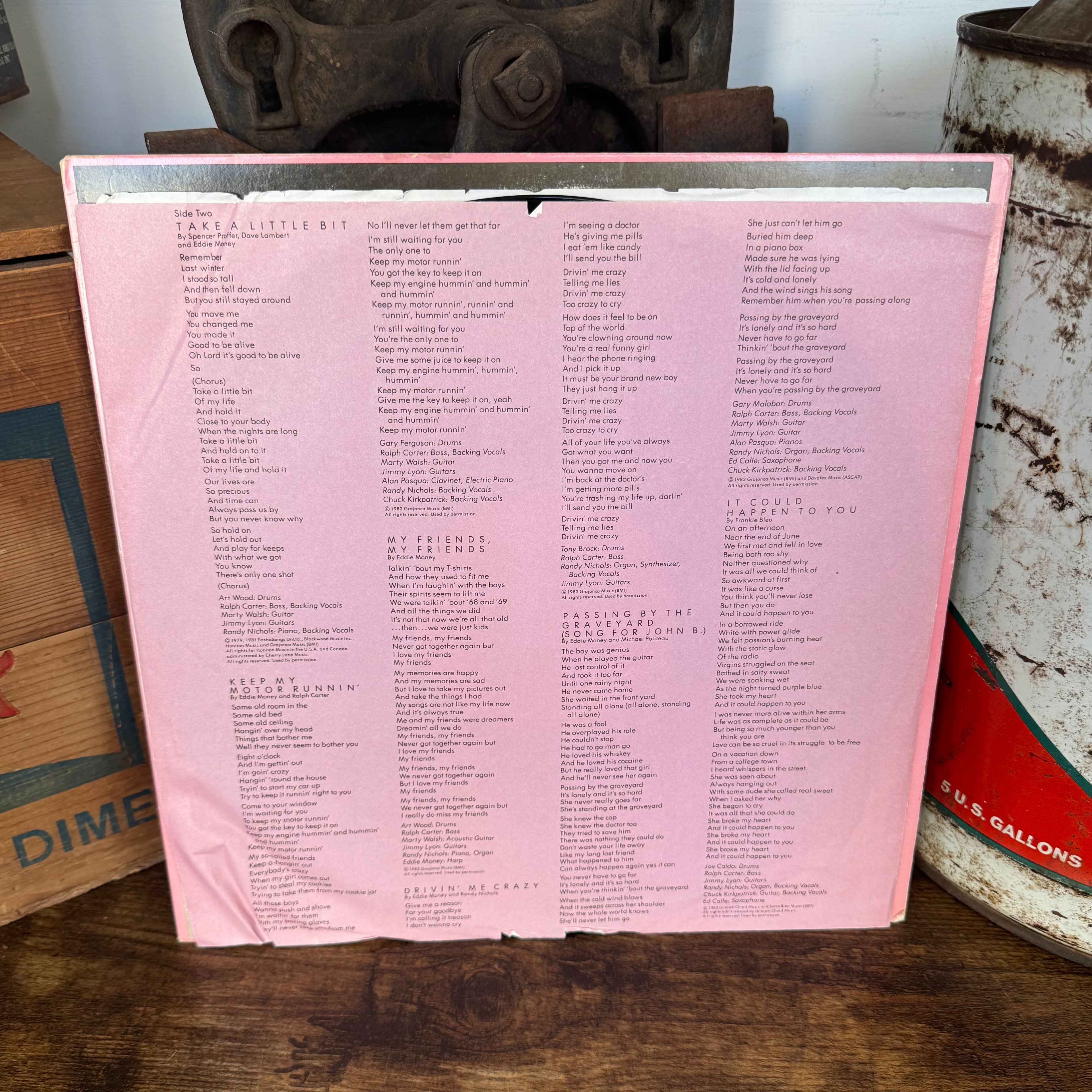 Eddie Money No Control Original 1982 Release