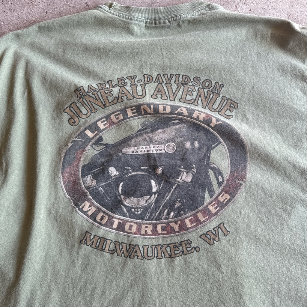 2008 Harley Davidson WWII Juneau Avenue Milwaukee Wisconsin T shirt