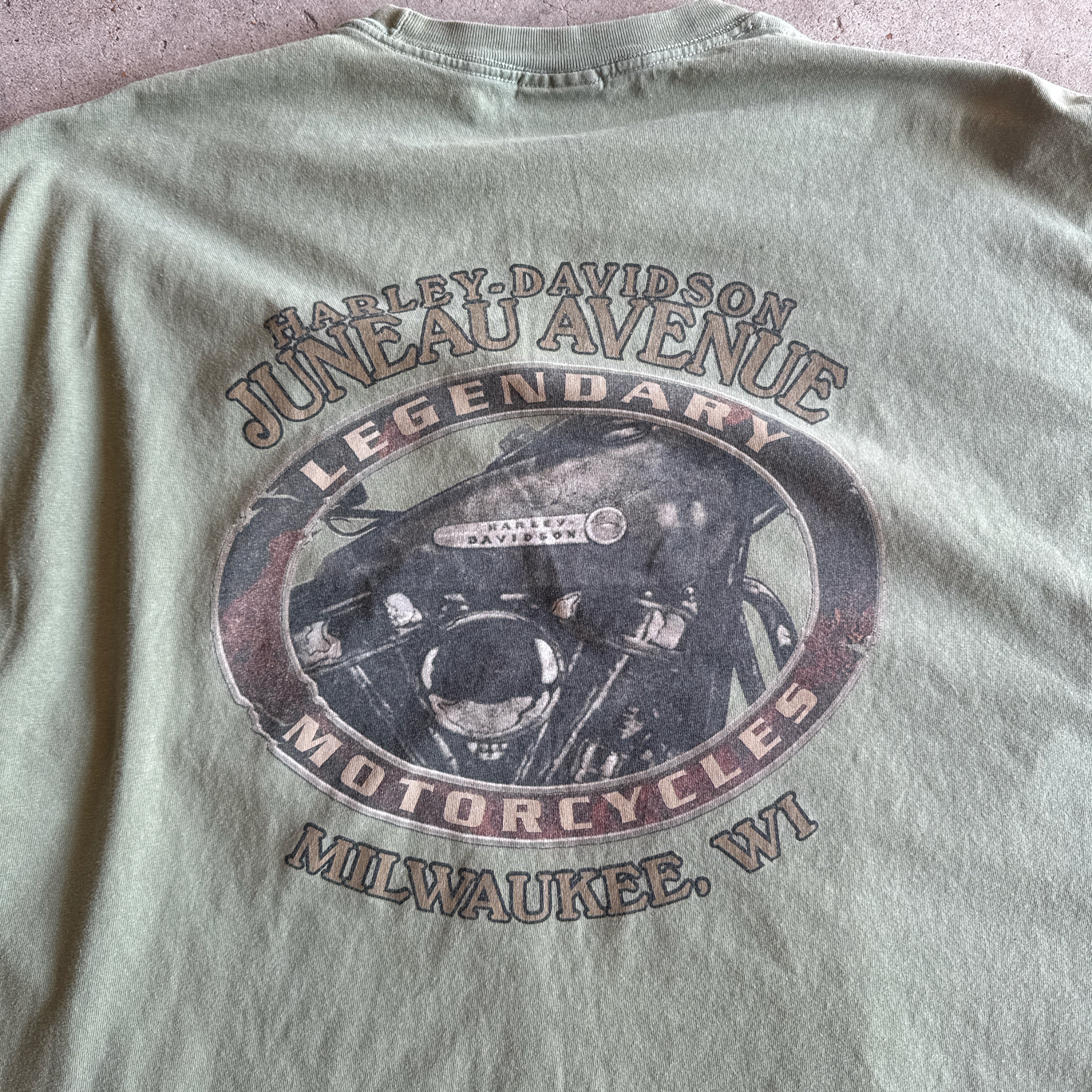2008 Harley Davidson WWII Juneau Avenue Milwaukee Wisconsin T shirt