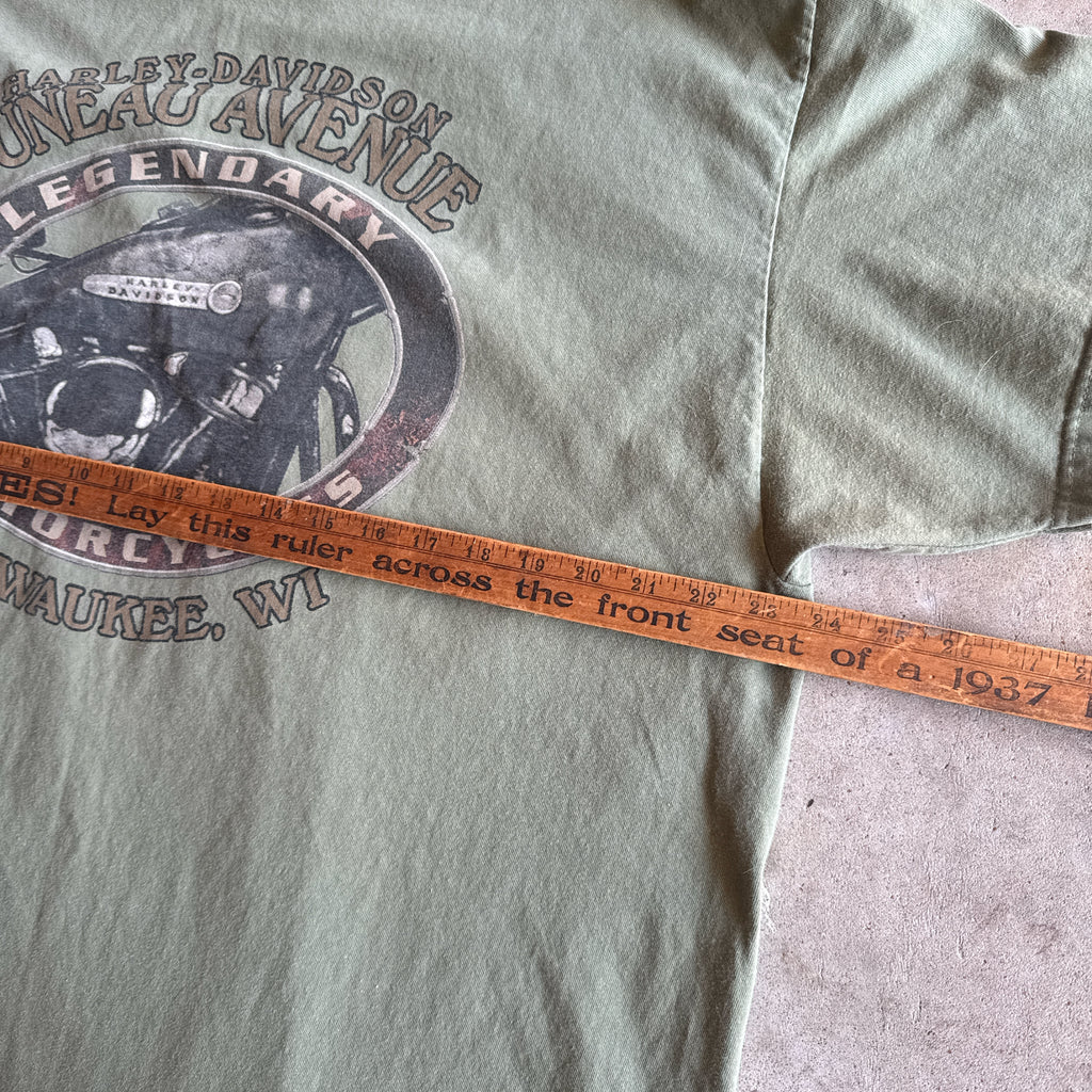 2008 Harley Davidson WWII Juneau Avenue Milwaukee Wisconsin T shirt