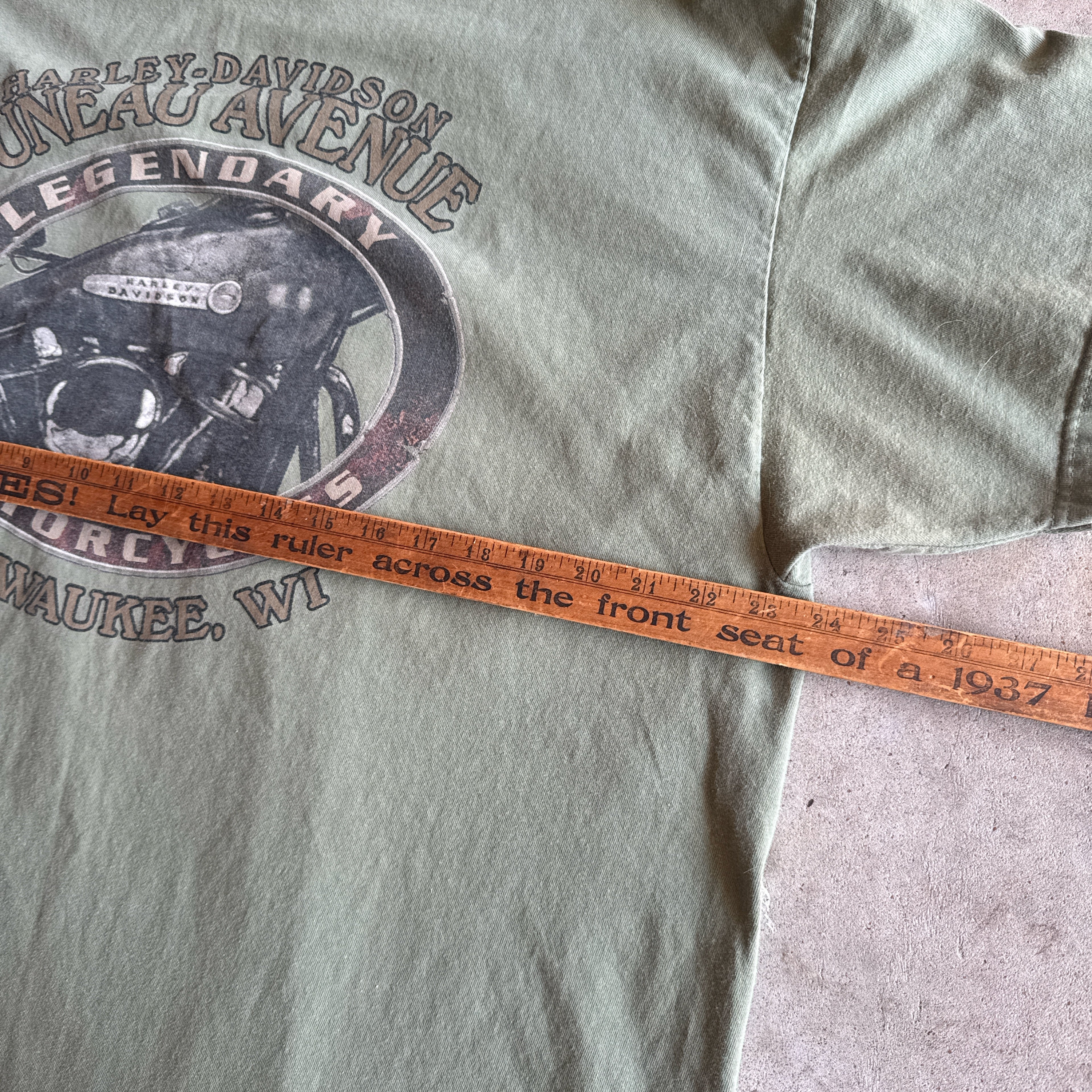 2008 Harley Davidson WWII Juneau Avenue Milwaukee Wisconsin T shirt