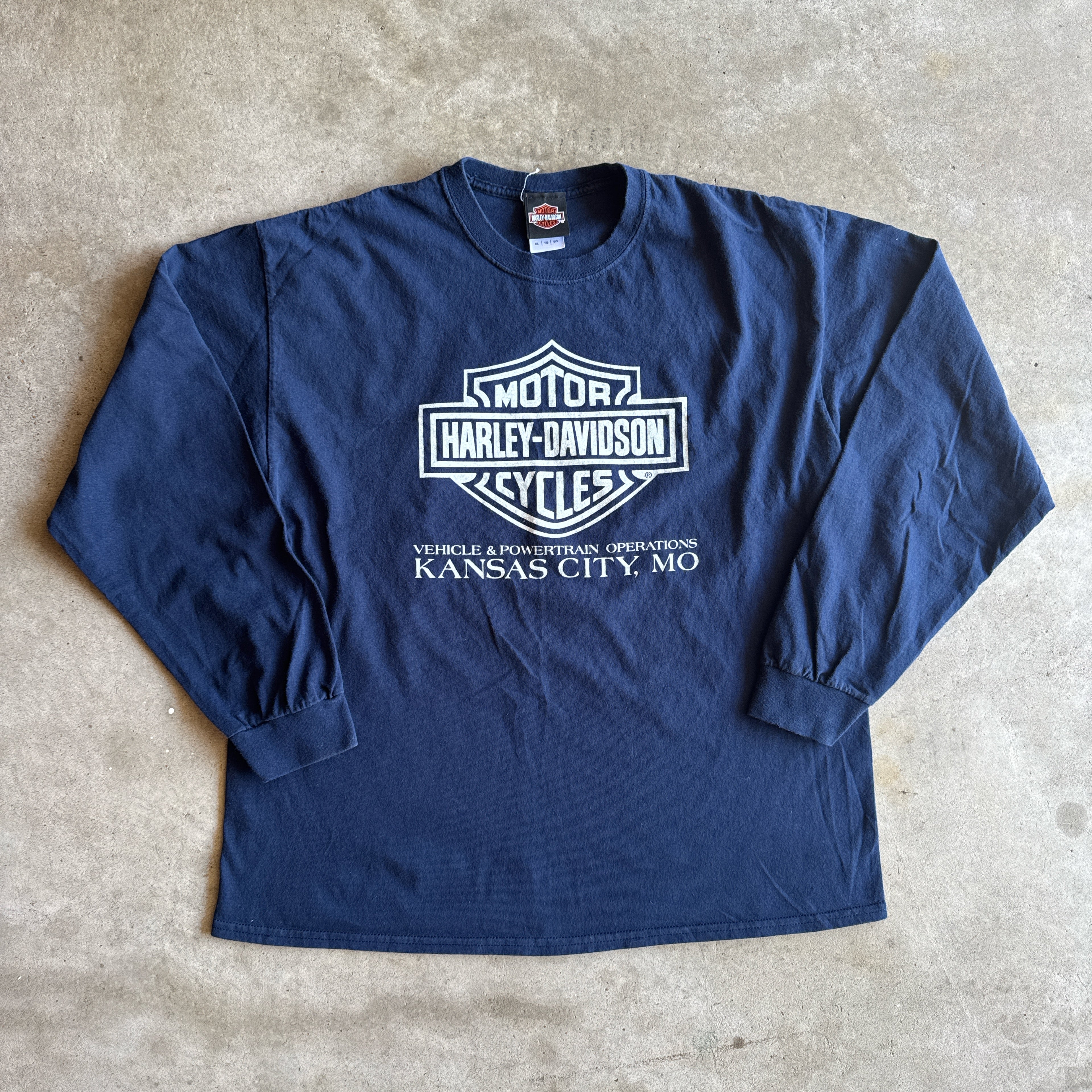 Long sleeve Harley Davidson Vehicle and Powertrain operations Kansas City Mo