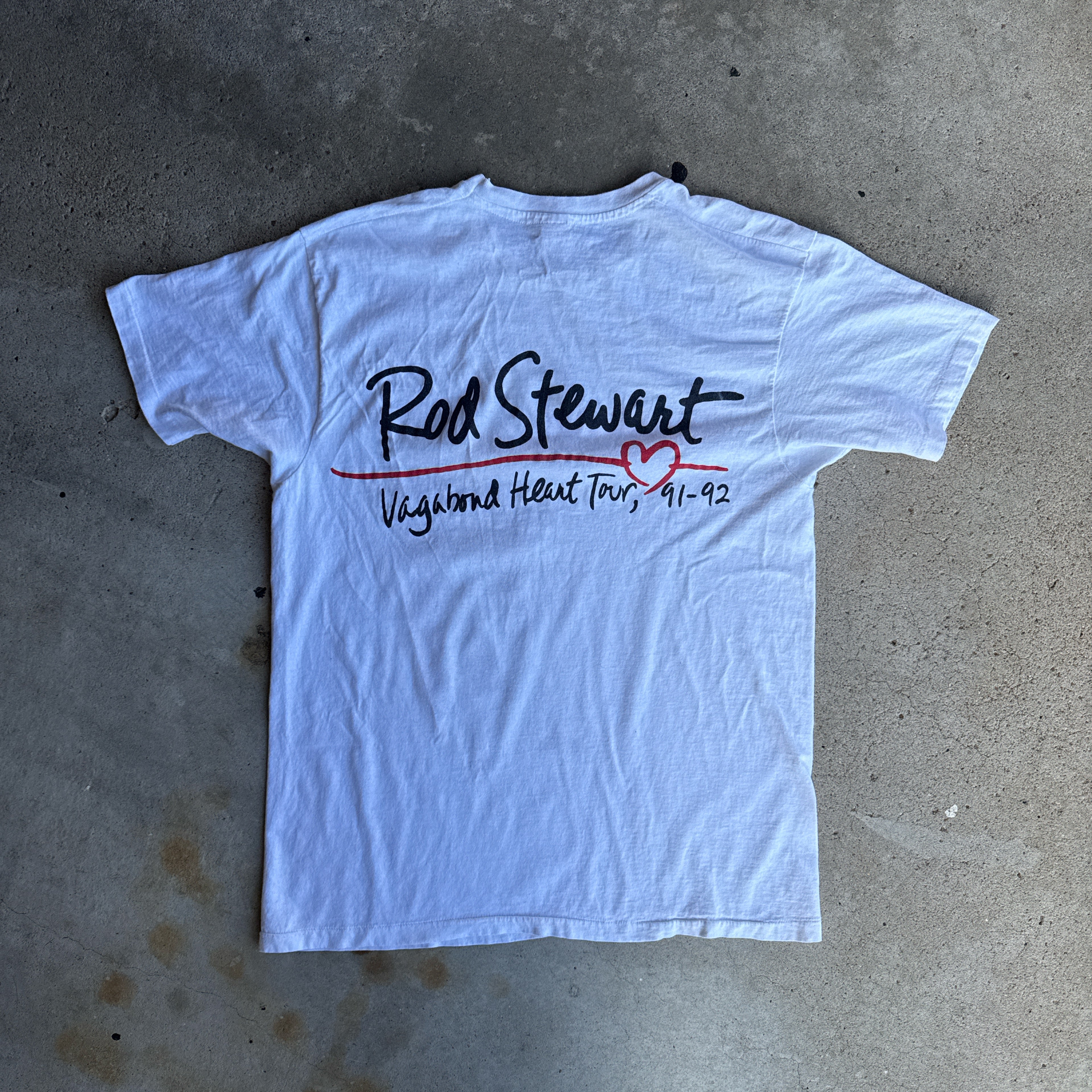 Rod Stewart Vagabond Heart Tour '91-'92 T Shirt