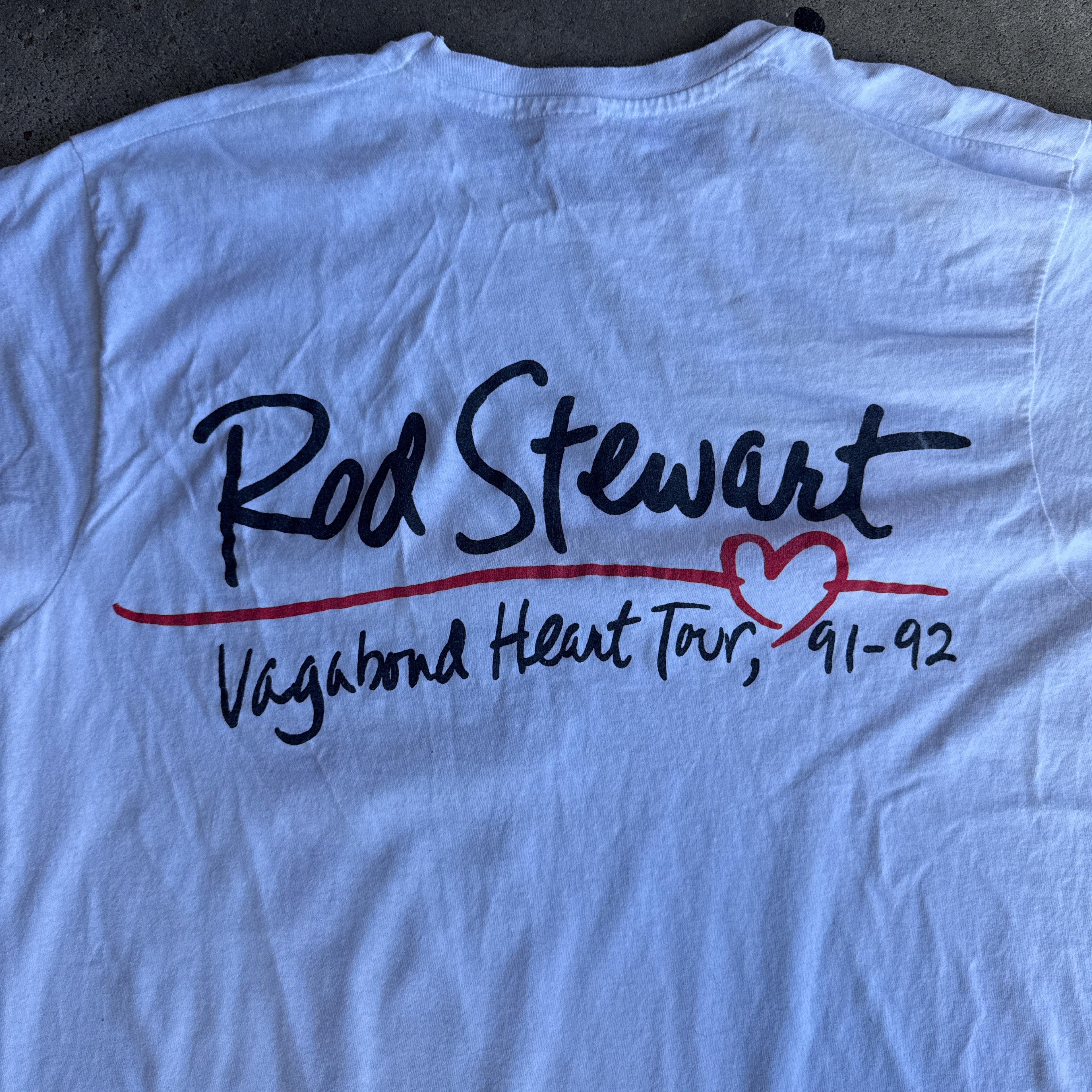 Rod Stewart Vagabond Heart Tour '91-'92 T Shirt