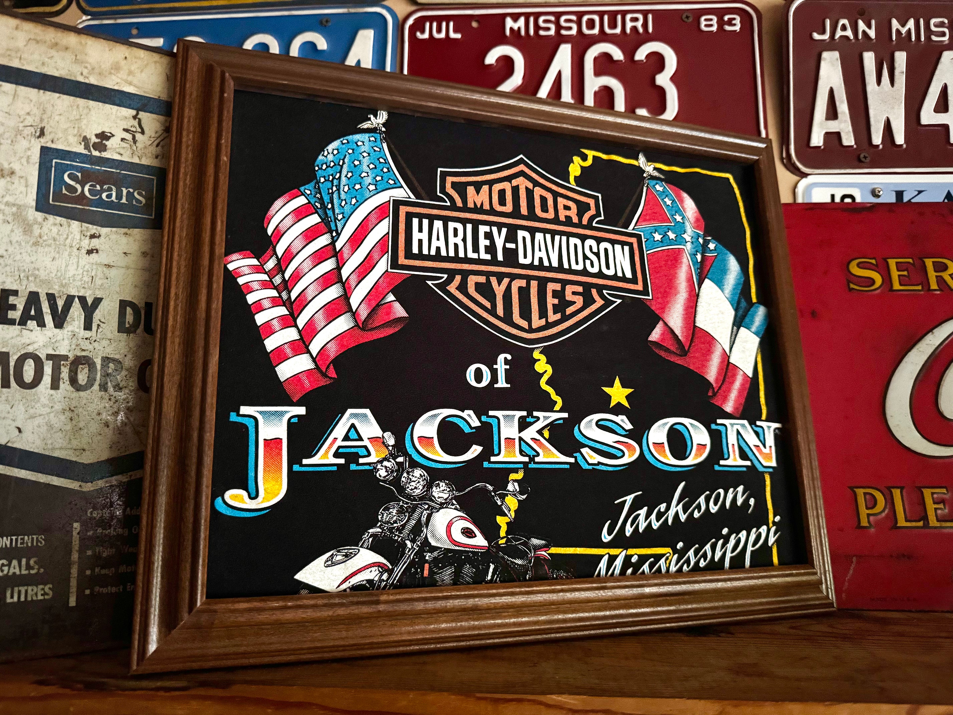 Vintage Harley Davidson Wall Hanger.