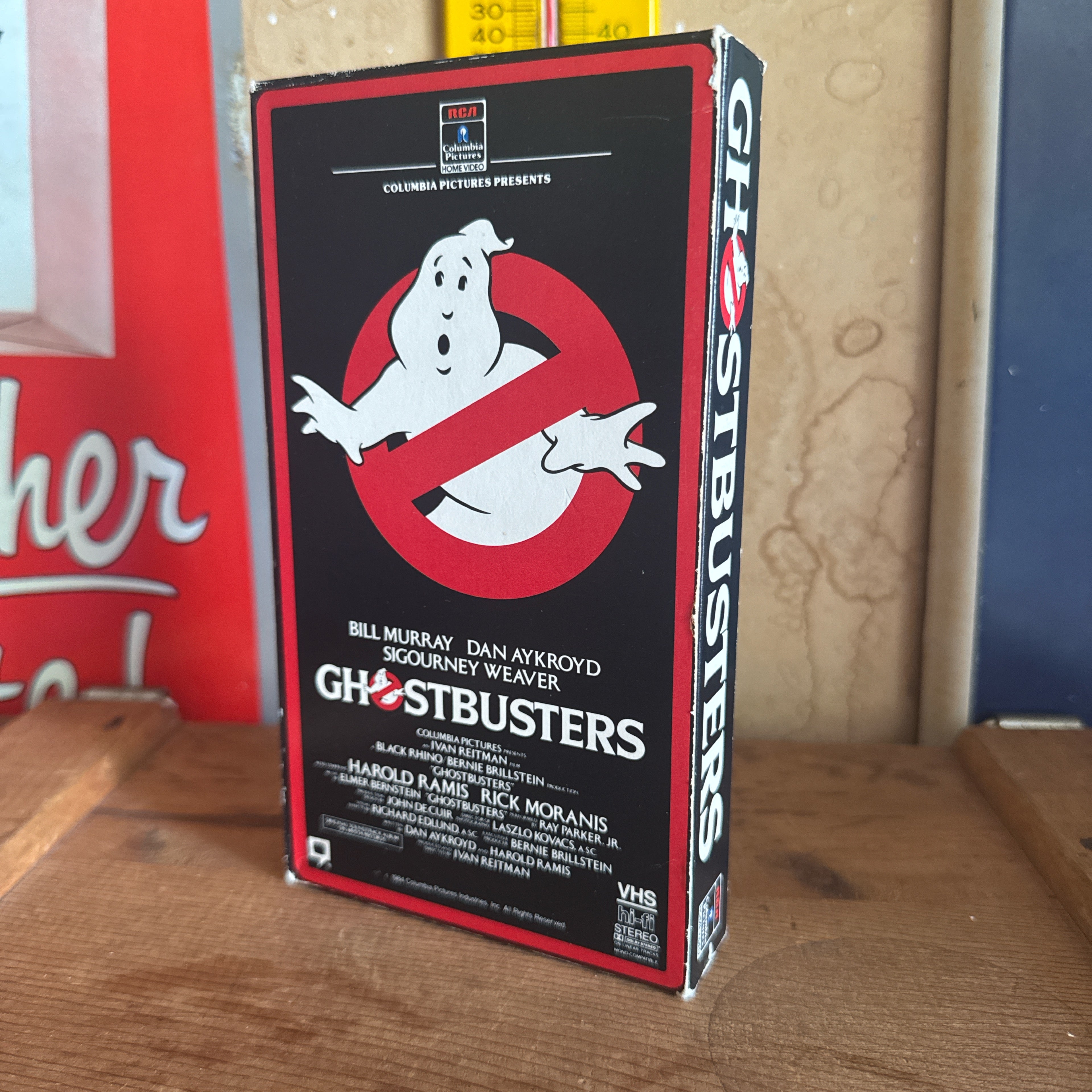 Ghost Busters VHS first home video release 1985