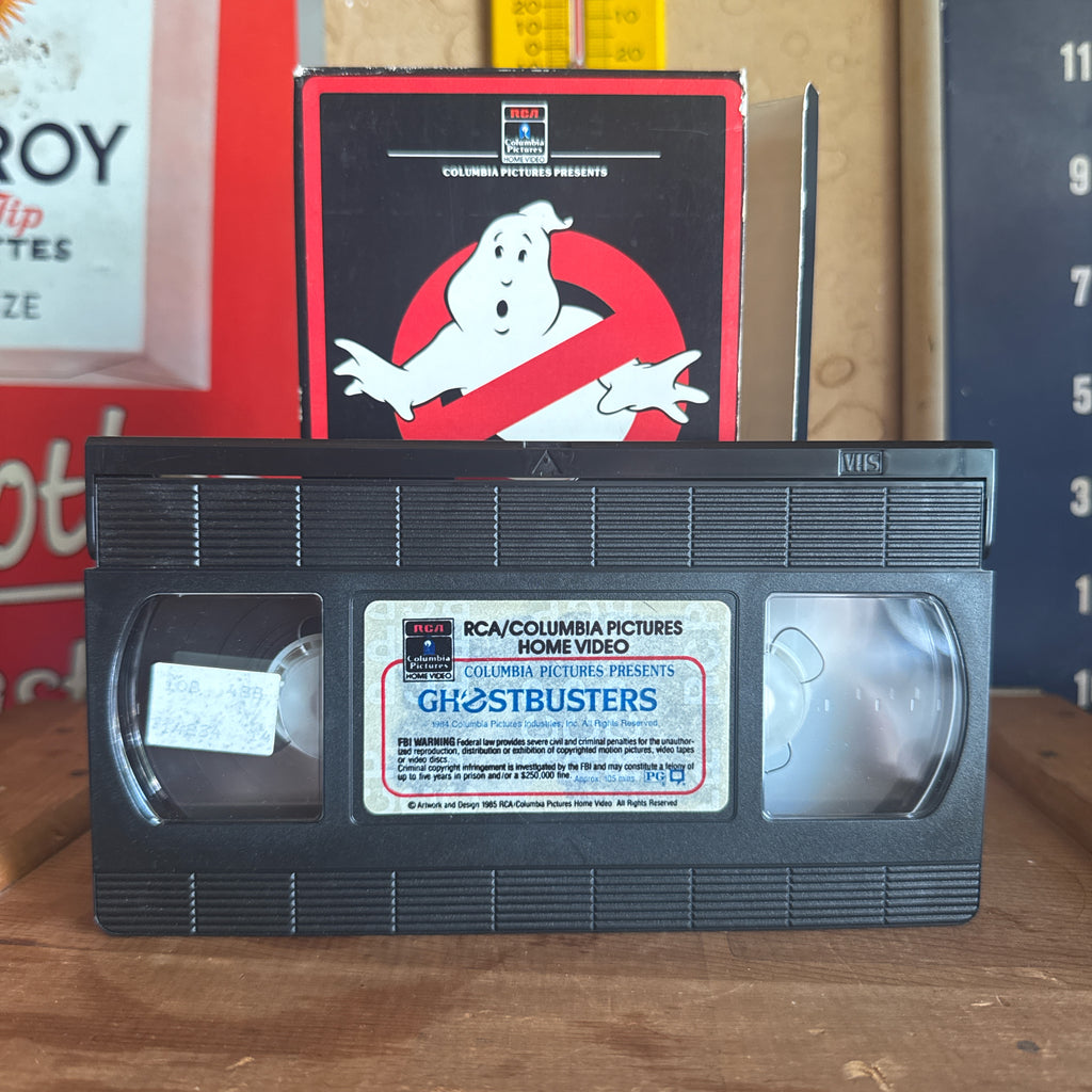 Ghost Busters VHS first home video release 1985
