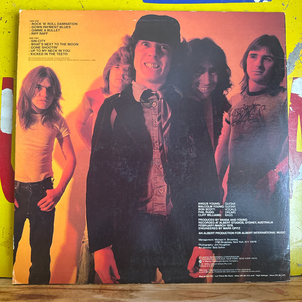 AC/DC Powerage First Press (1978)