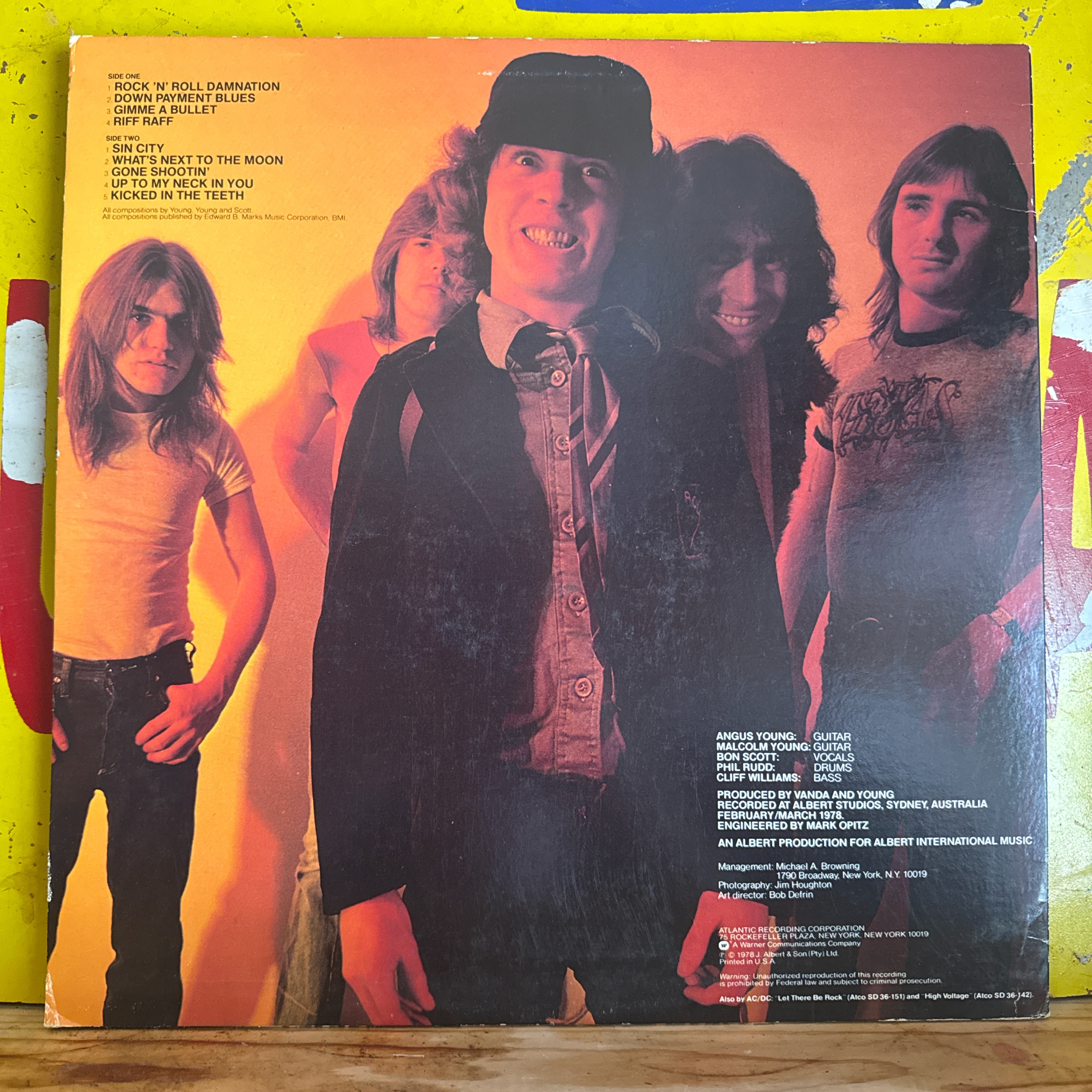 AC/DC Powerage First Press (1978)