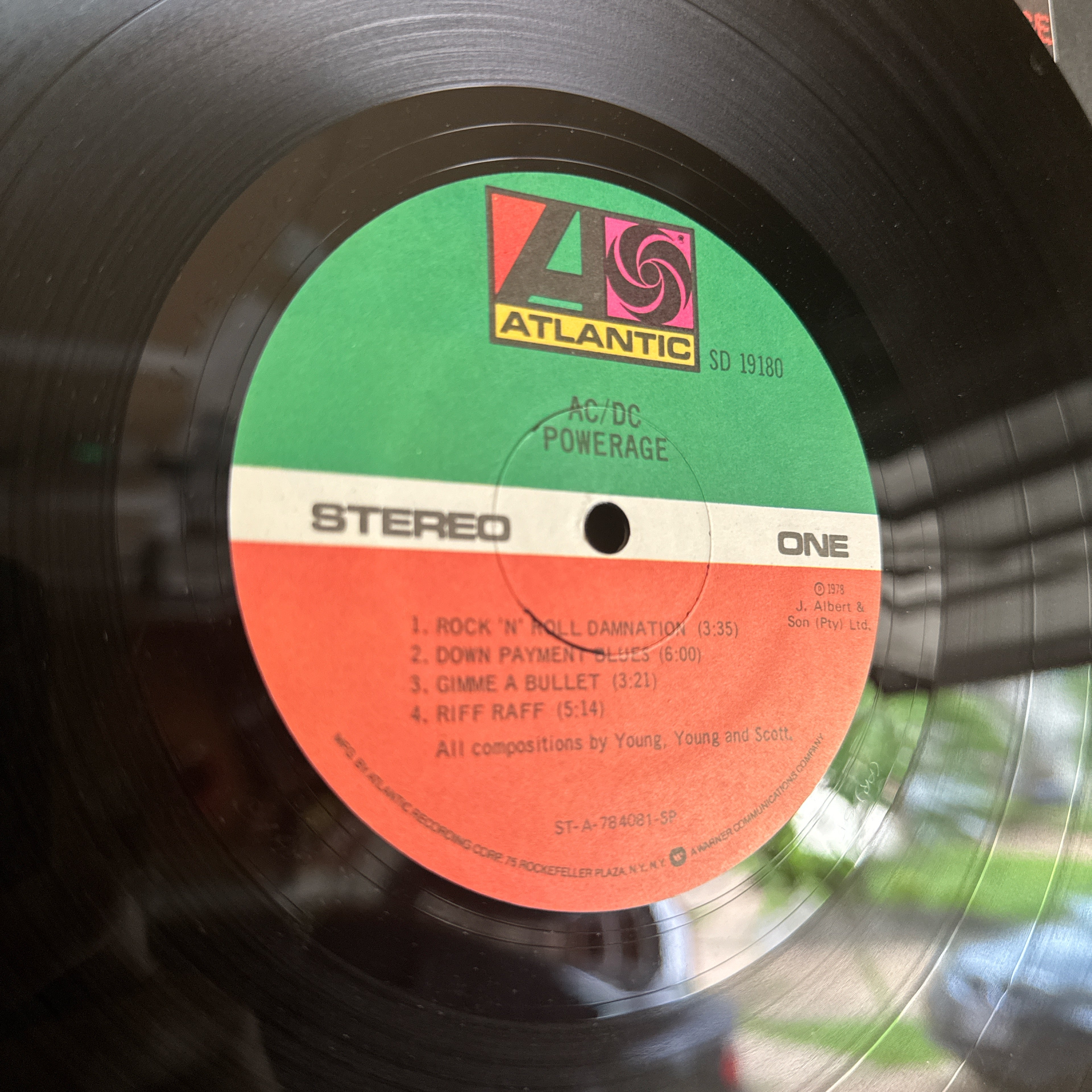 AC/DC Powerage First Press (1978)