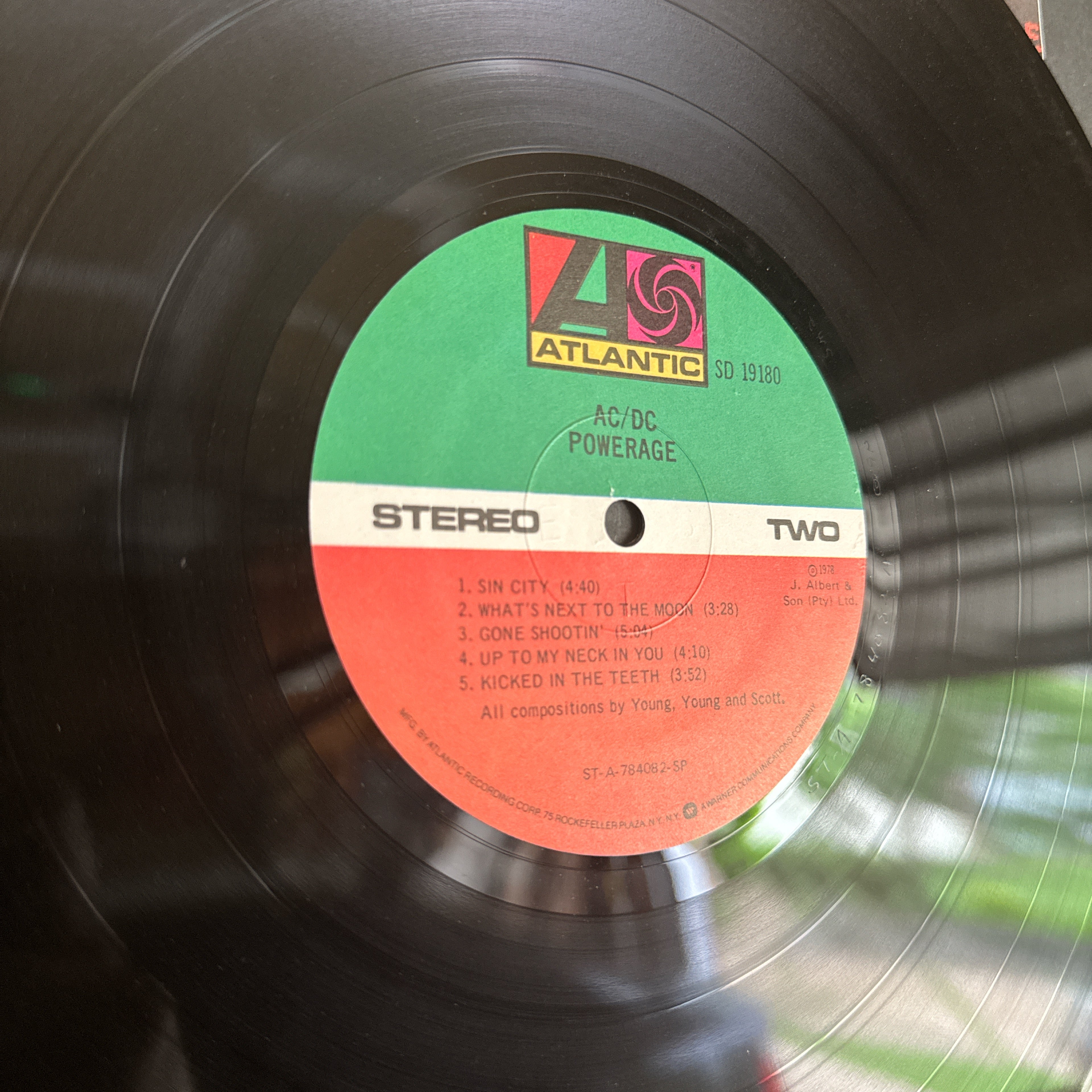 AC/DC Powerage First Press (1978)