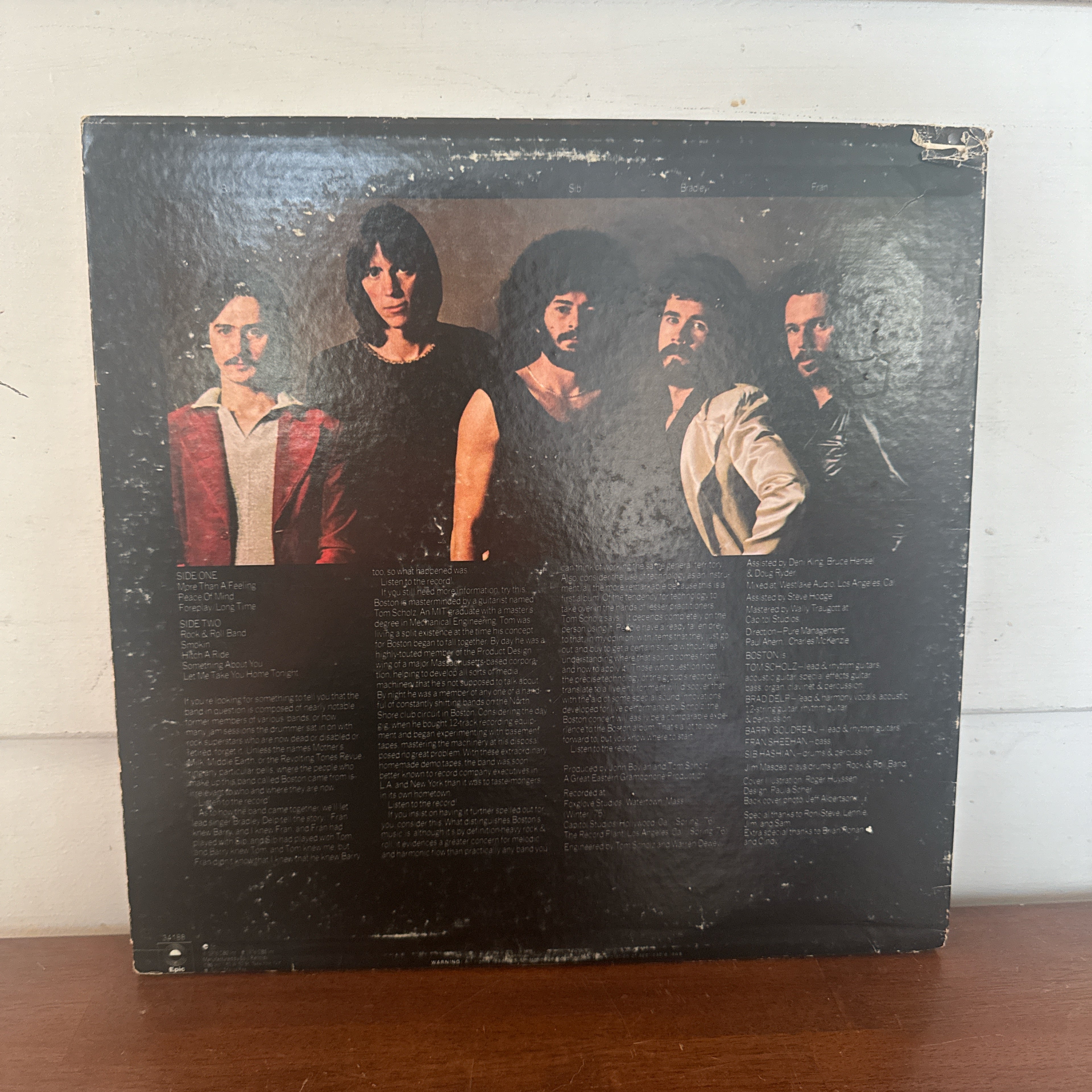 Boston Self Entitled Album (1976 Release)