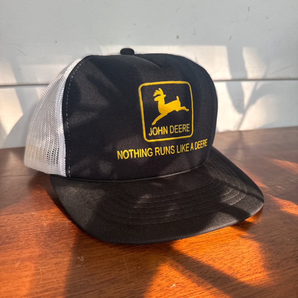 John Deere "Nothing Runs Like A Deer" 80's Snapback