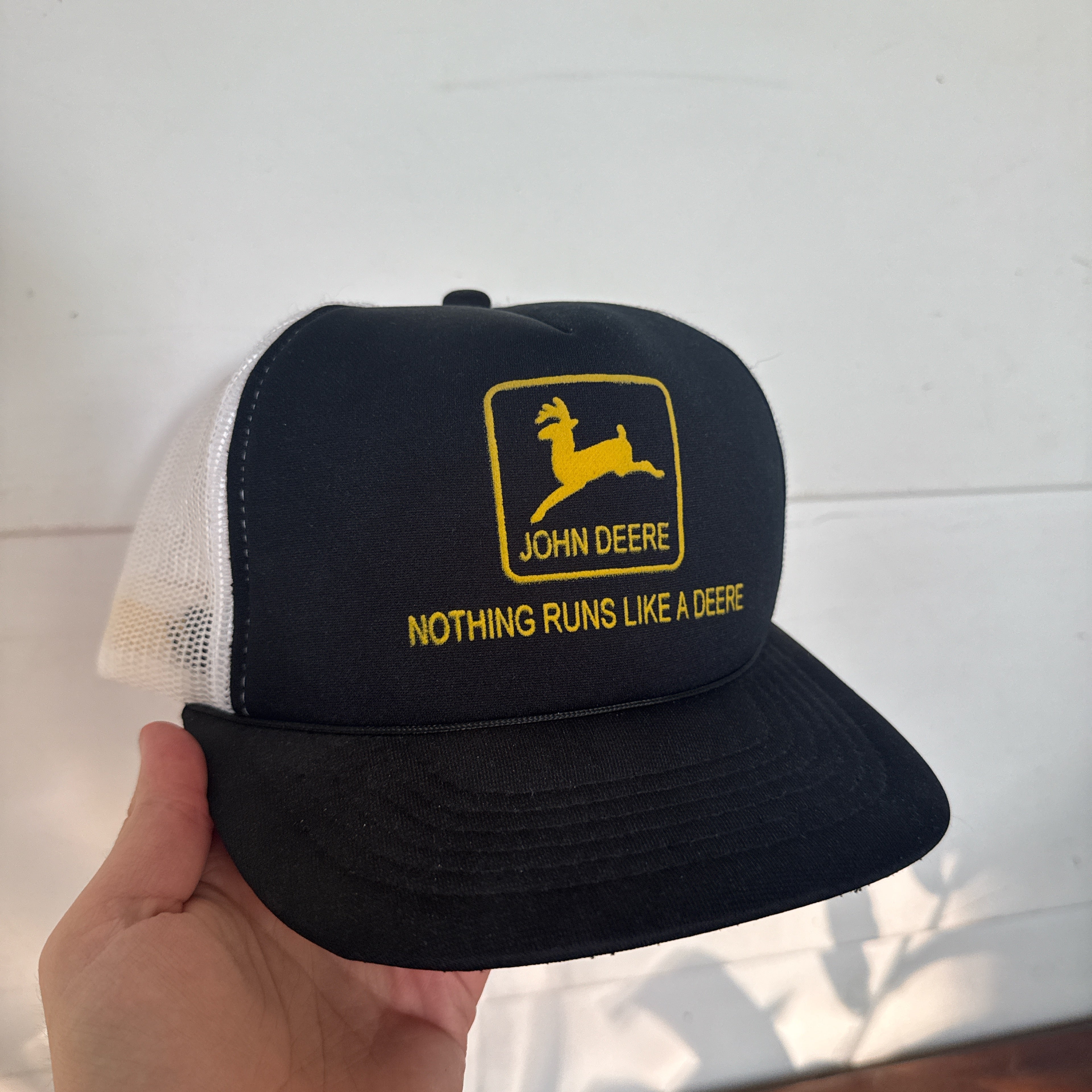 John Deere "Nothing Runs Like A Deer" 80's Snapback