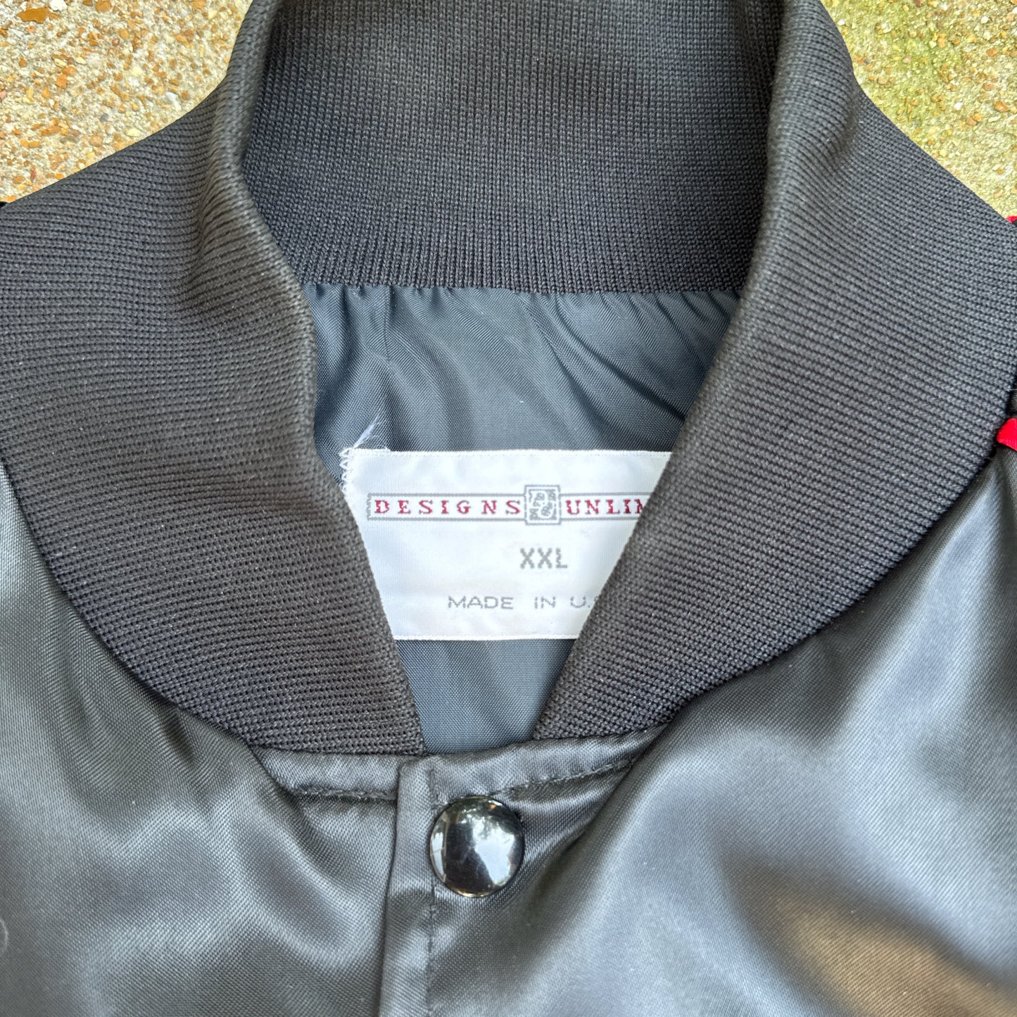 90's Dodge Viper Black Satin Jacket XXL