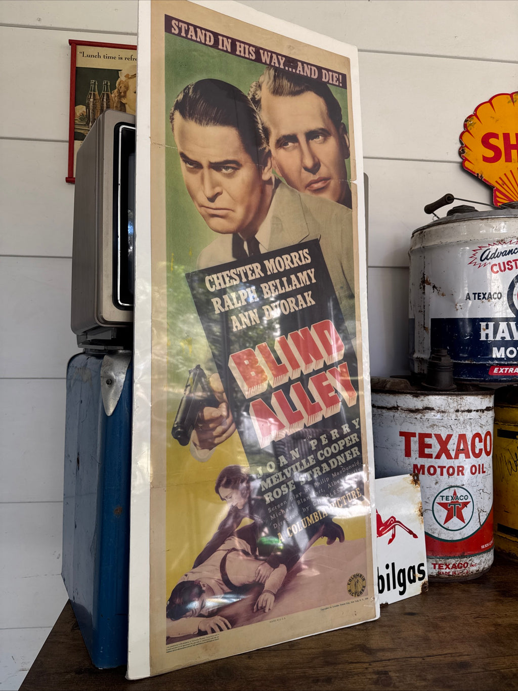 1939 Blind Alley 14x36 Paper Movie Insert