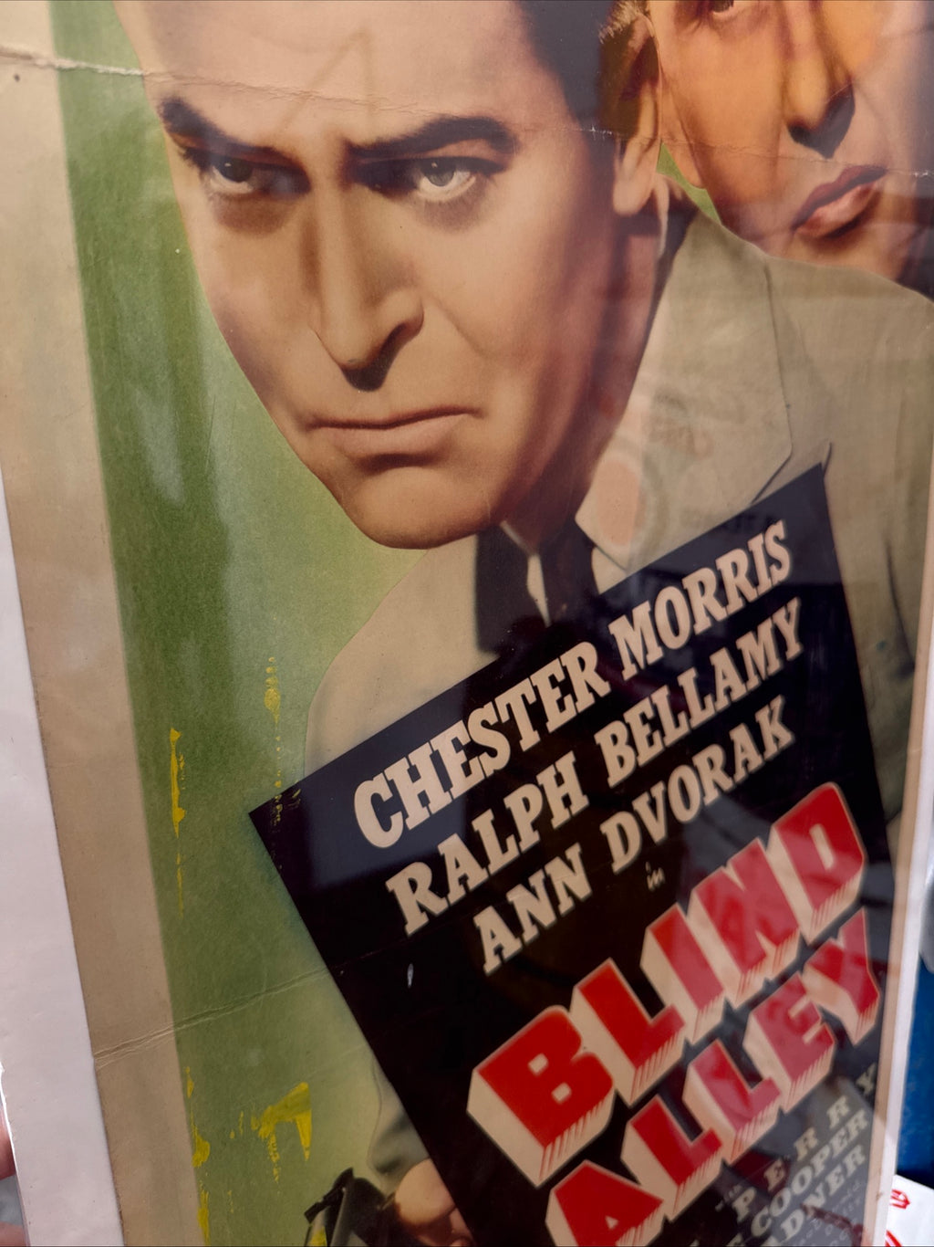 1939 Blind Alley 14x36 Paper Movie Insert