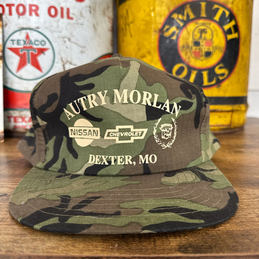 Vintage Autry Morlan Nissan, Chevrolet, Cadillac Trucker Hat