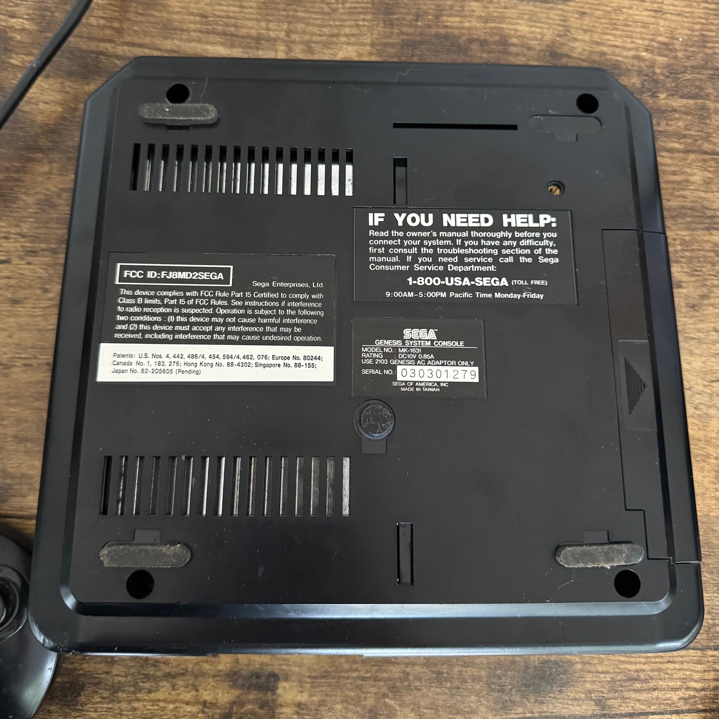 1993 Sega Genesis Model 2  With Strider