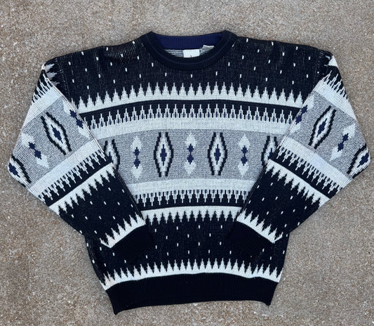 Vintage Ash Creek Trading Knit Sweater (Men's Large )