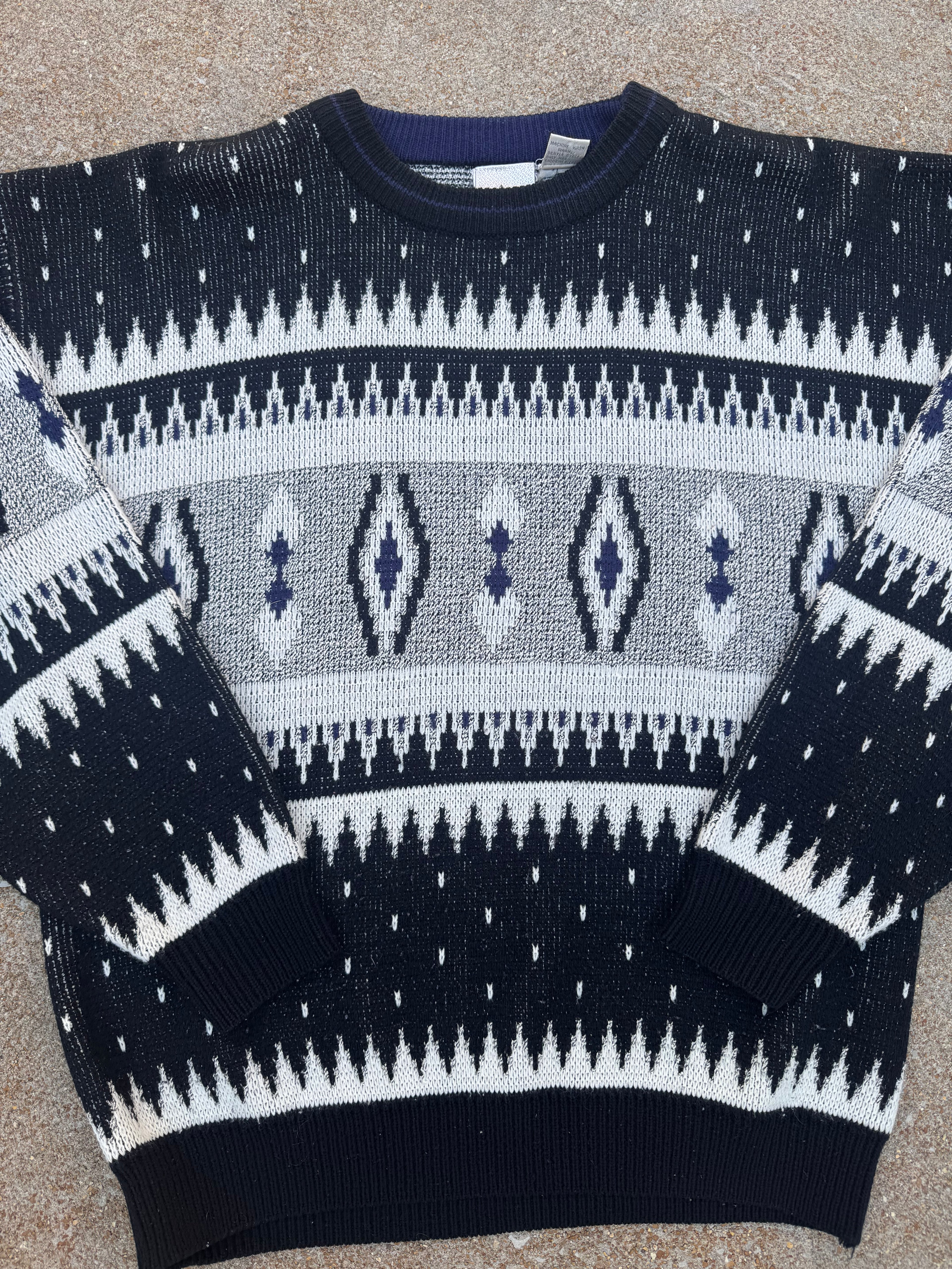 Vintage Ash Creek Trading Knit Sweater (Men's Large )