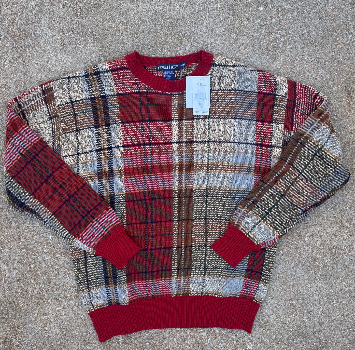 Dead Stock 90's Nautica Knit Sweater (Medium)