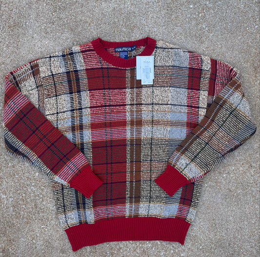 Dead Stock 90's Nautica Knit Sweater (Medium)